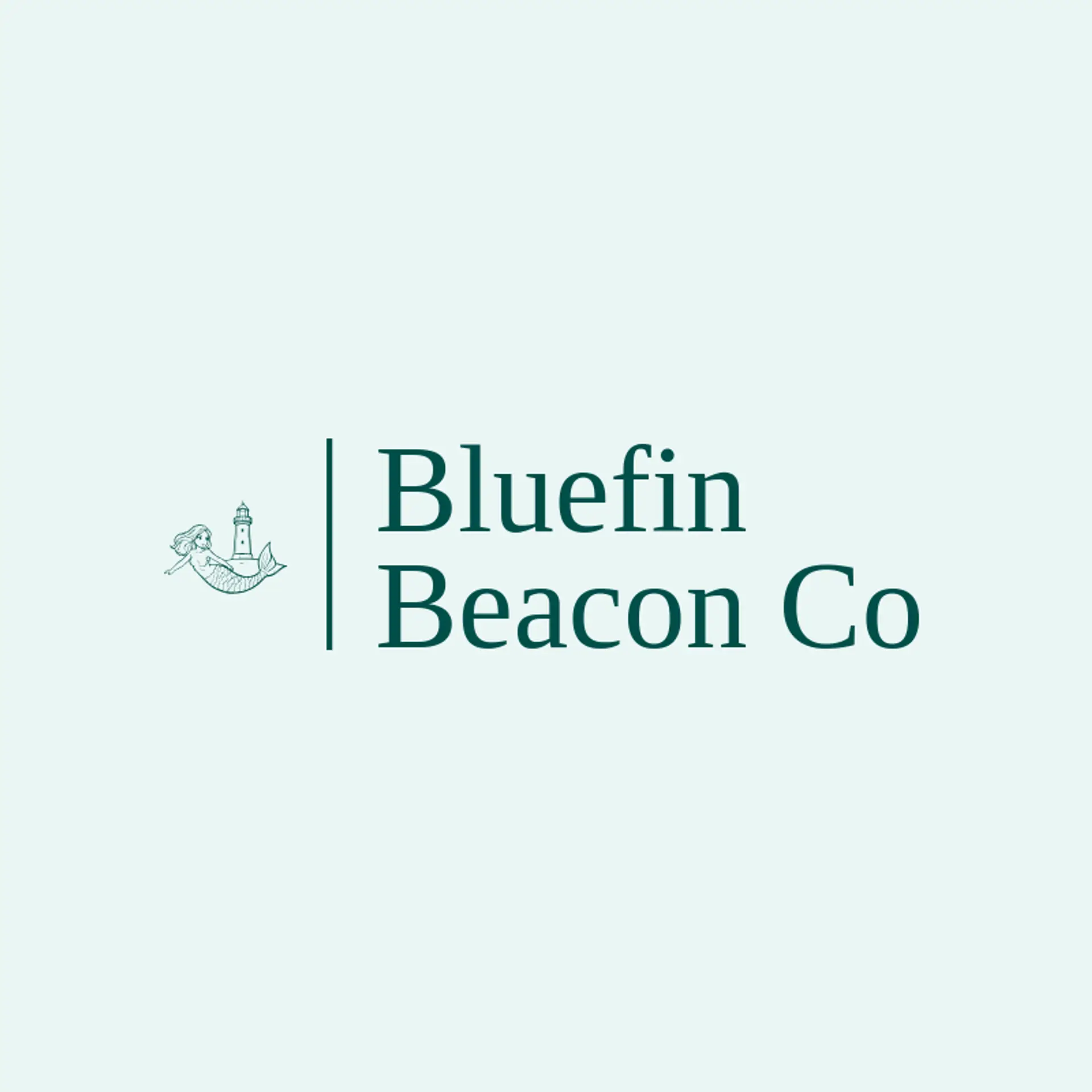 Bluefin Beacon Co logo for mermaid