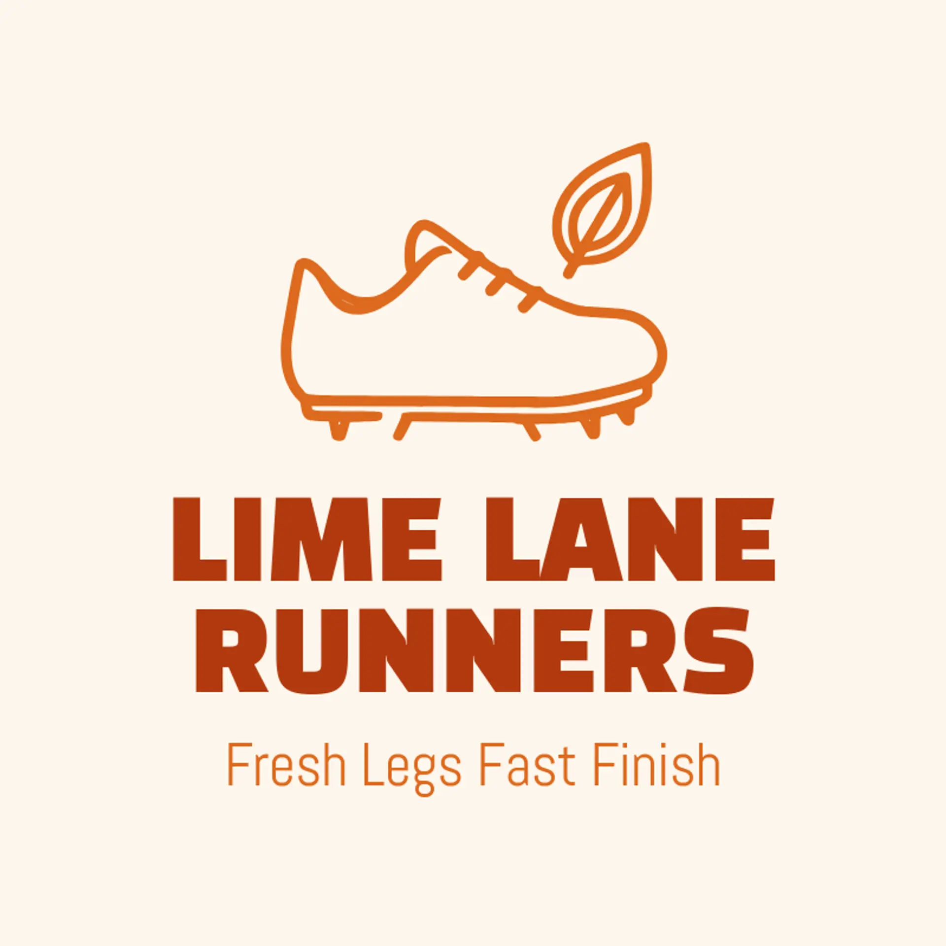 Lime Lane Runners logo for track