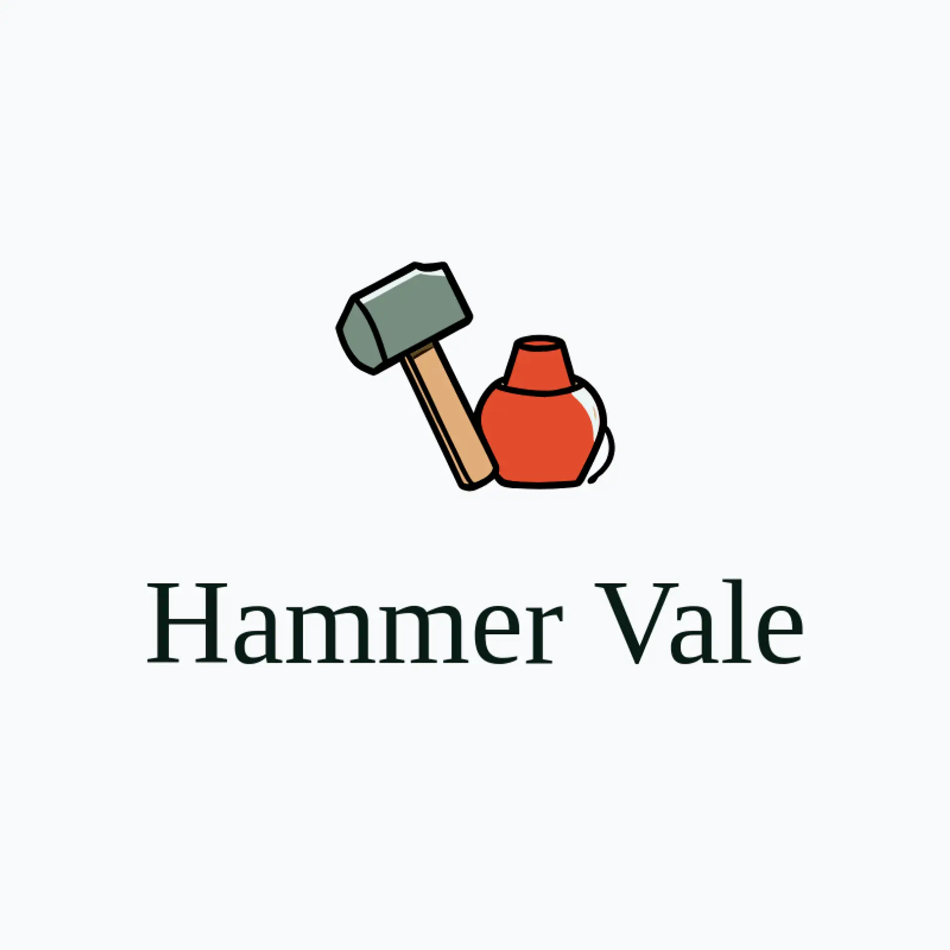 Hammer Vale logo for iron