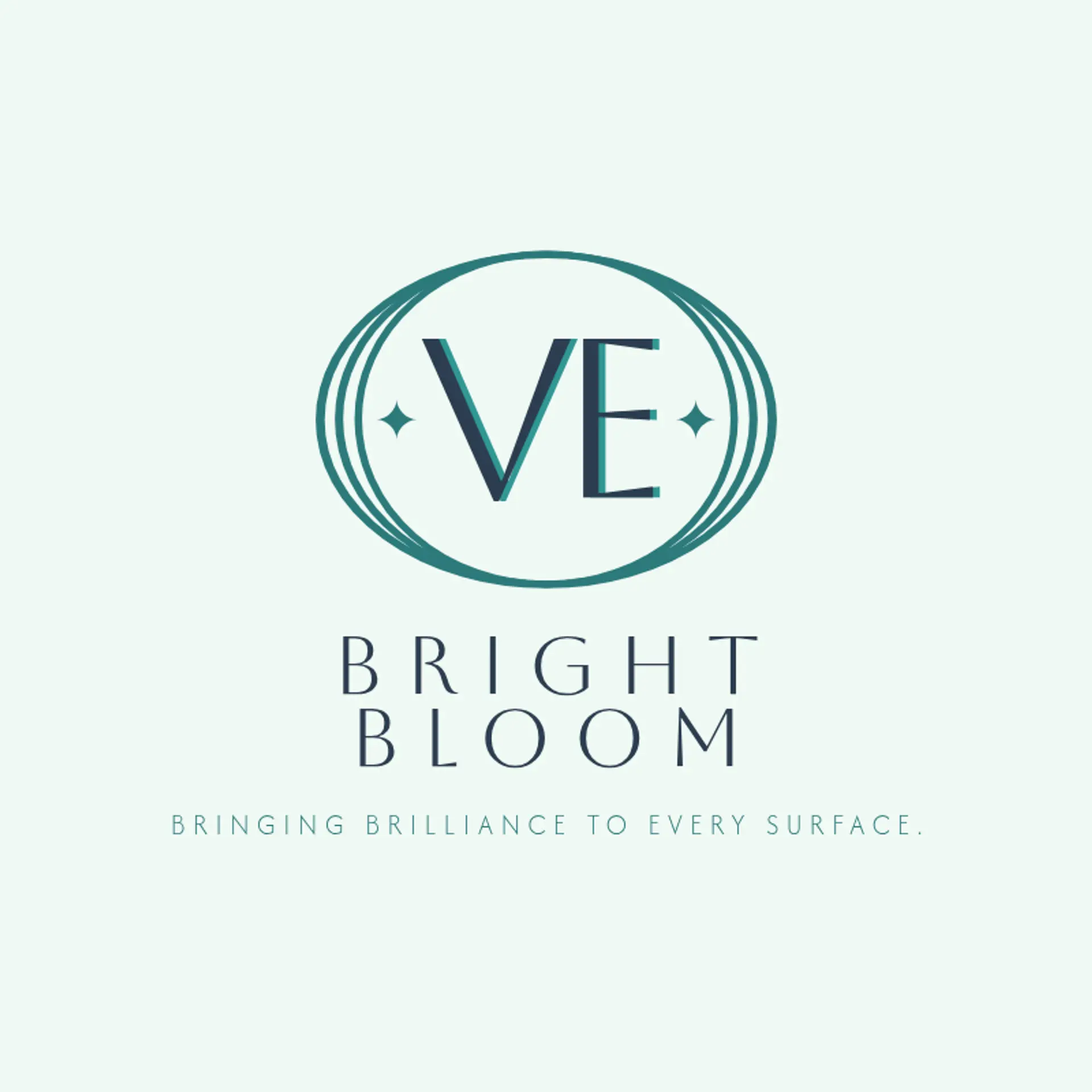 Bright Bloom logo for cleaning