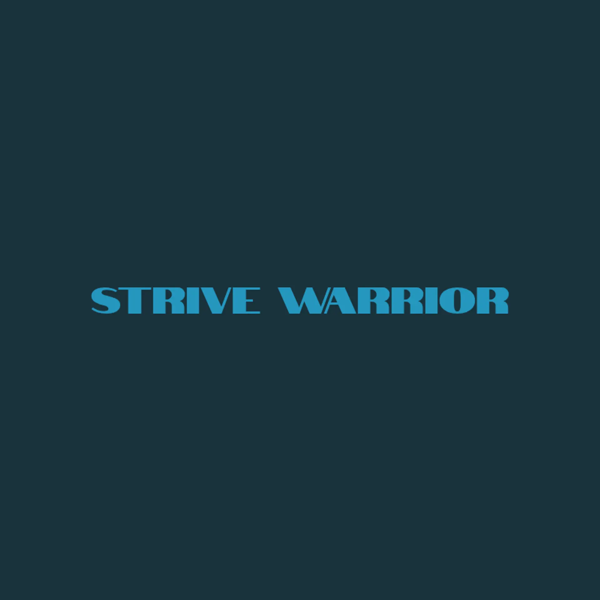 Strive Warrior logo for sports brand