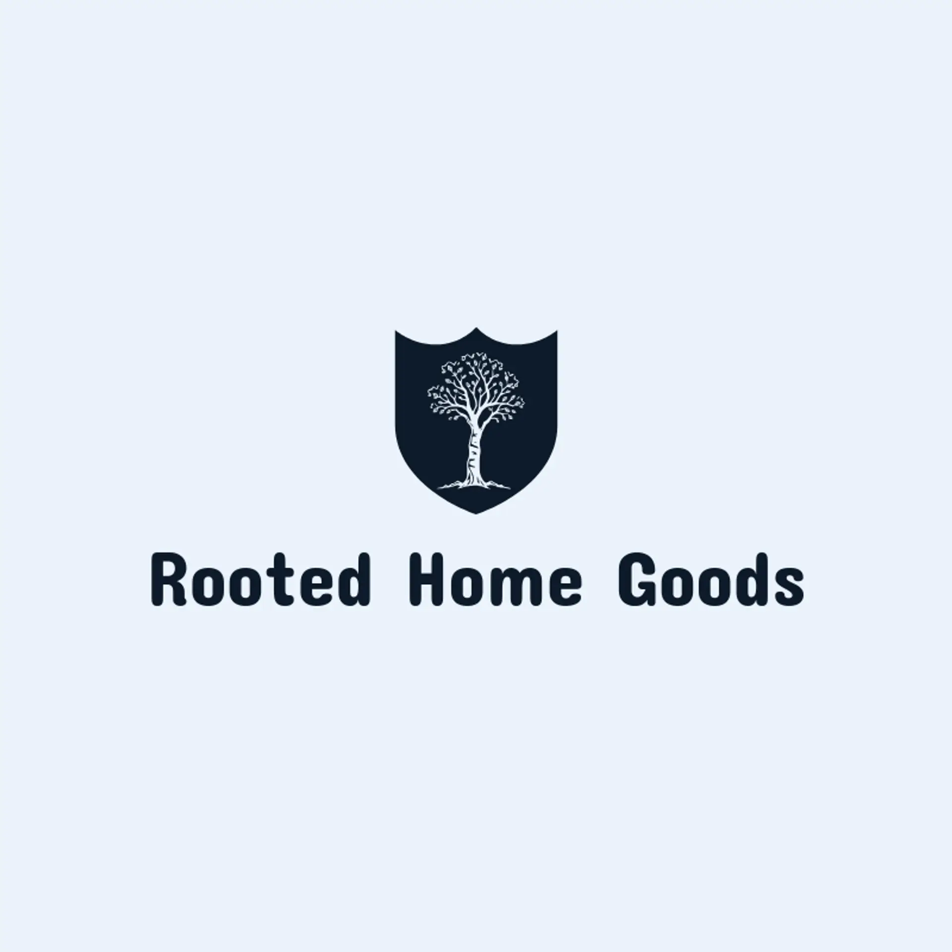 Rooted Home Goods logo for roots