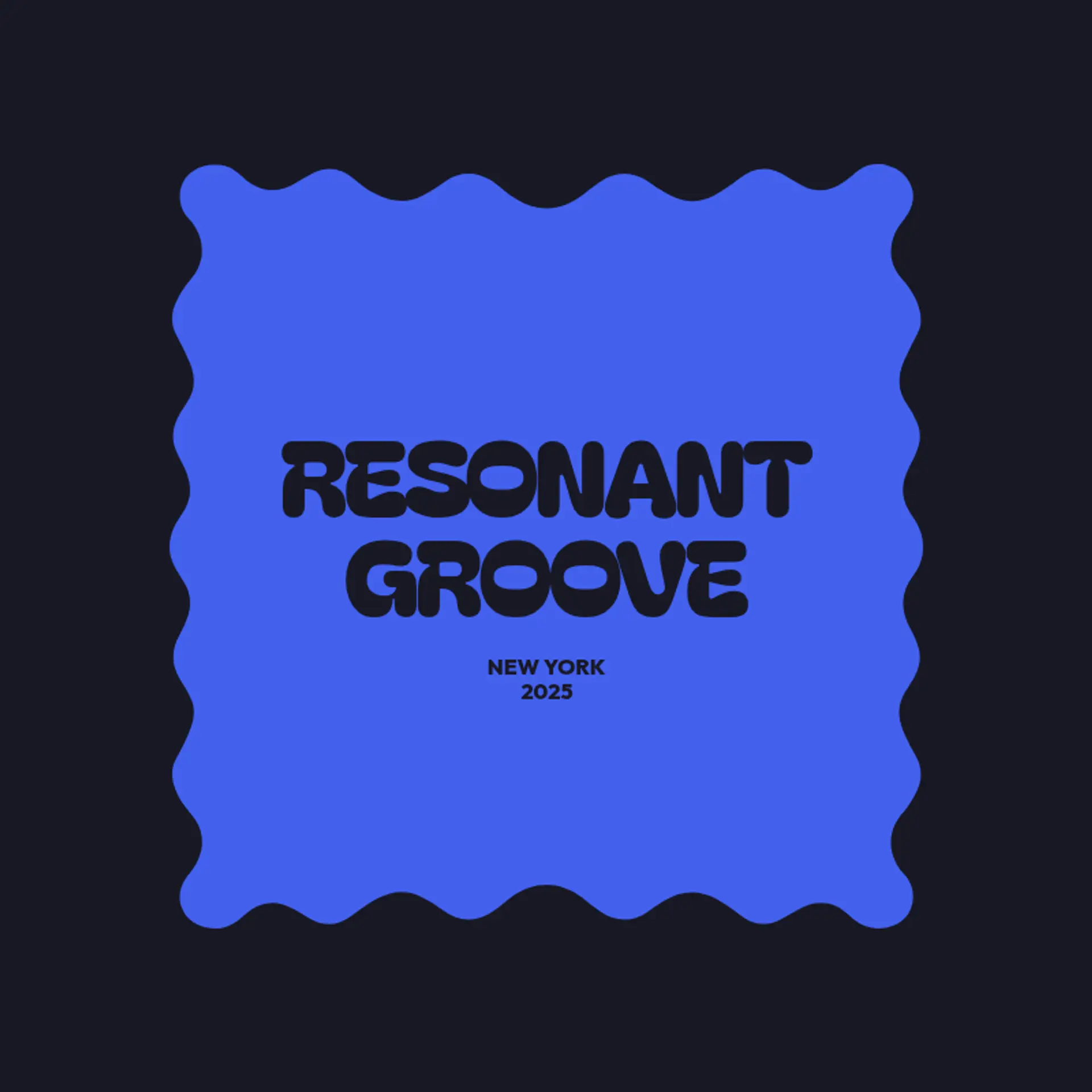 Resonant Groove logo for music band