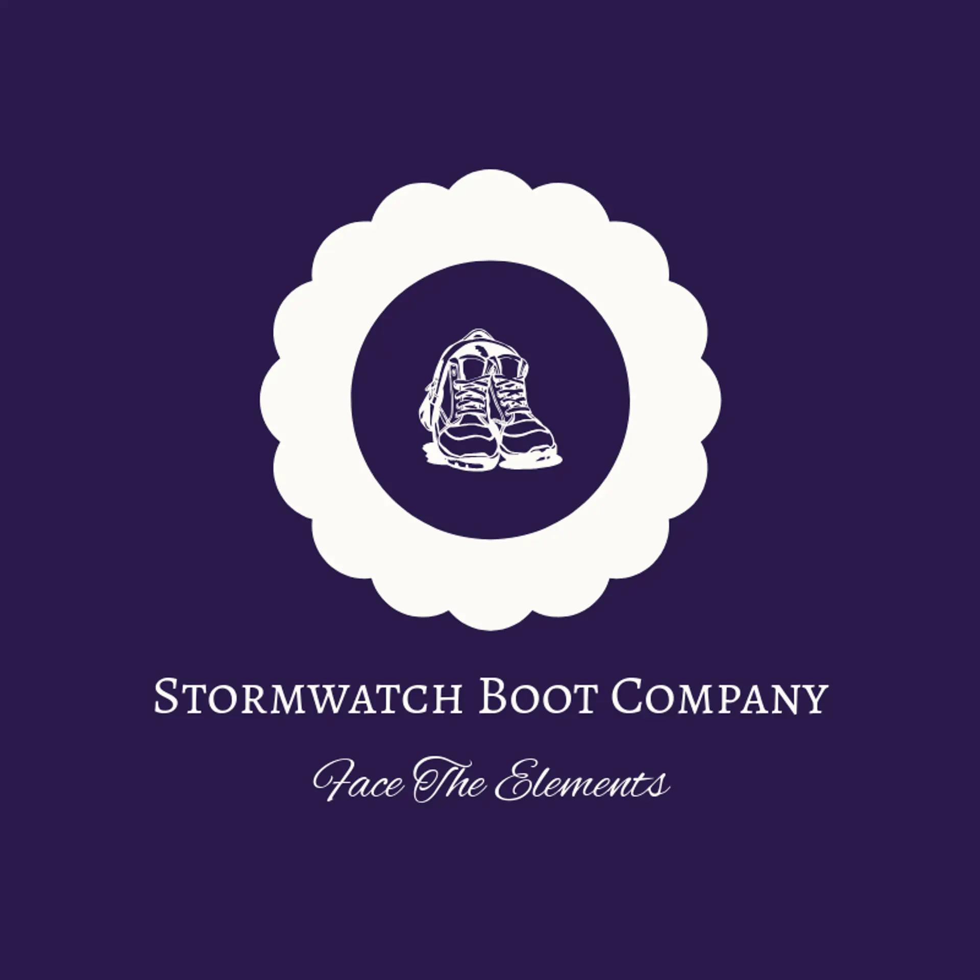 Stormwatch Boot Company logo for boots