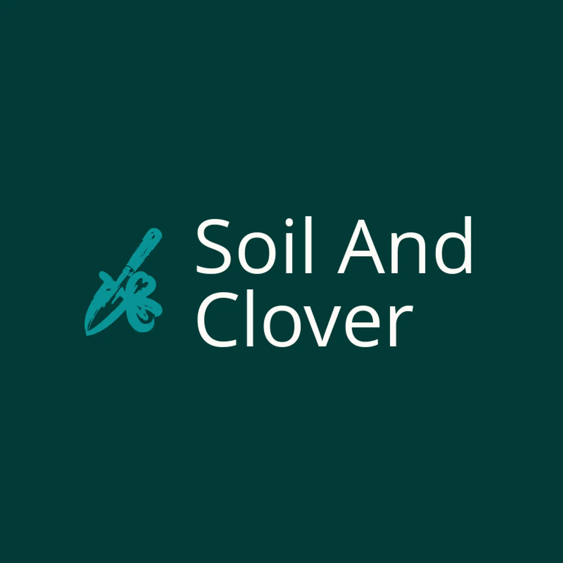 Soil And Clover logo for clover