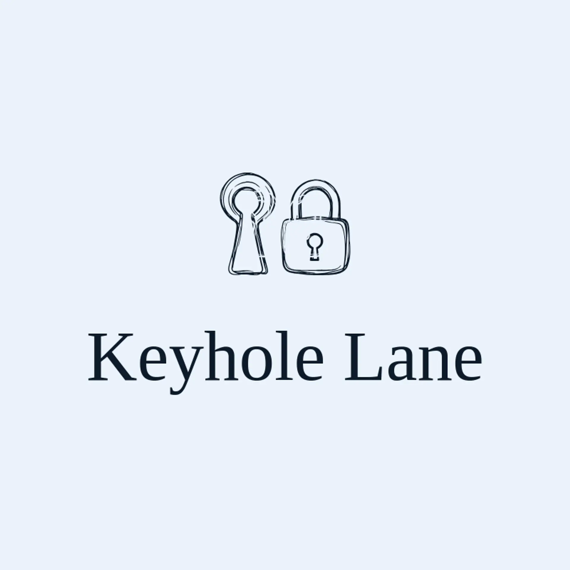 Keyhole Lane logo for lock