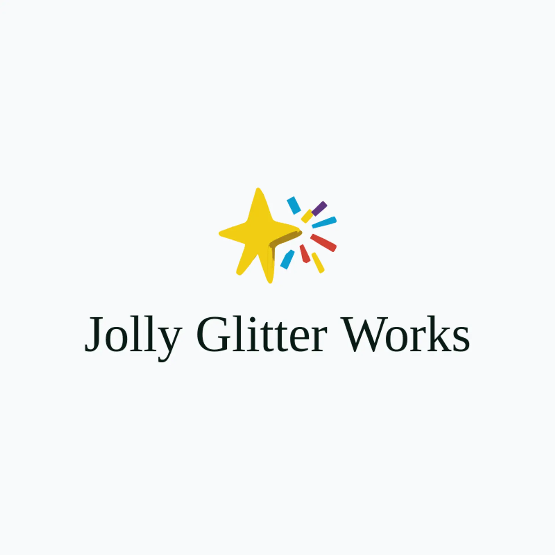 Jolly Glitter Works logo for sparkle