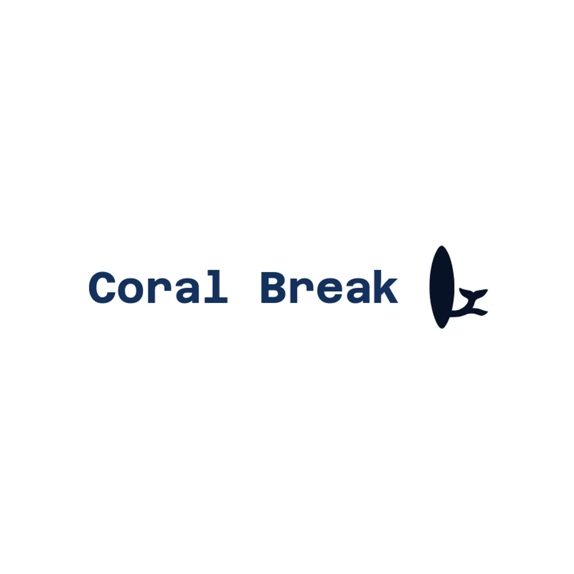 Coral Break logo for wave