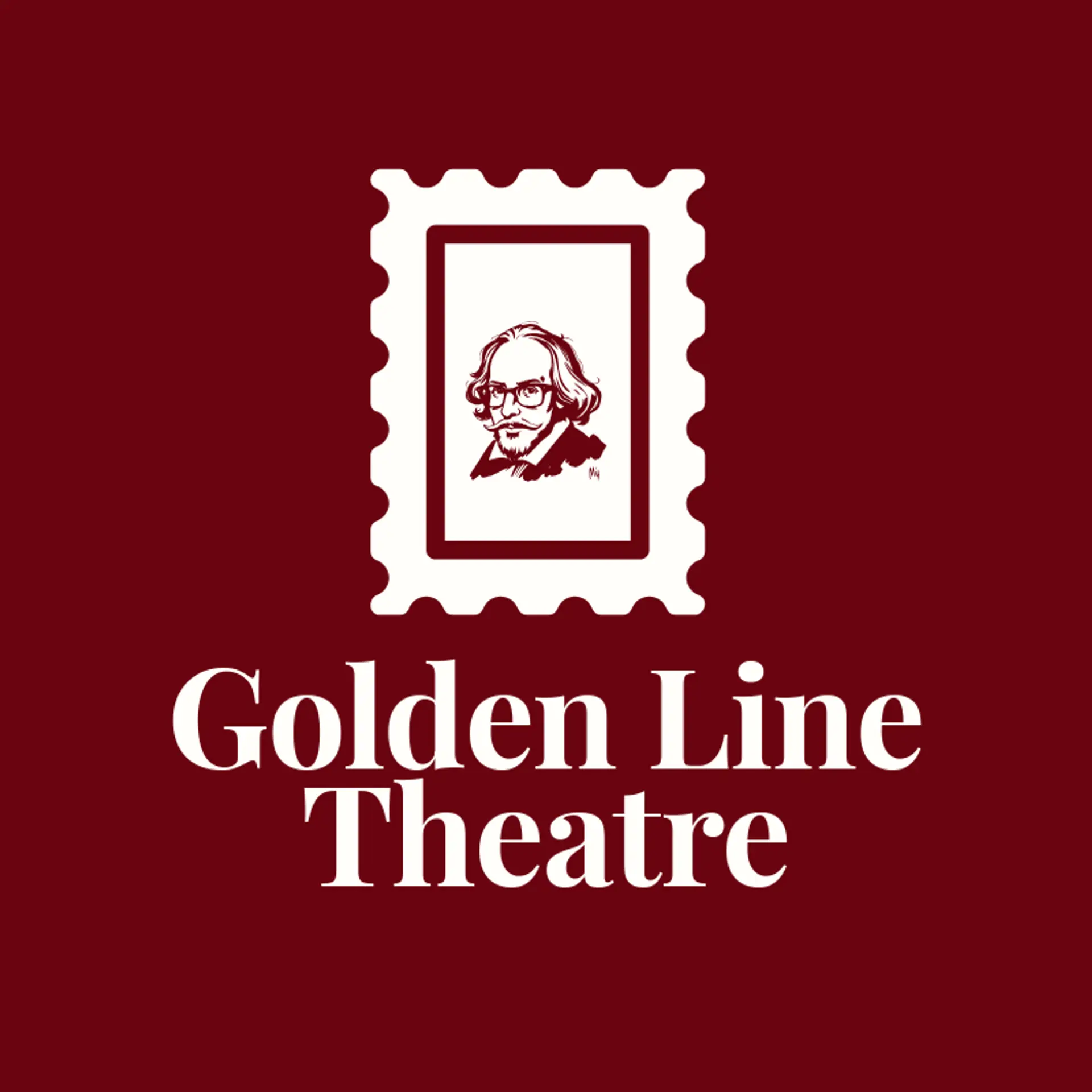Golden Line Theatre logo for playwright