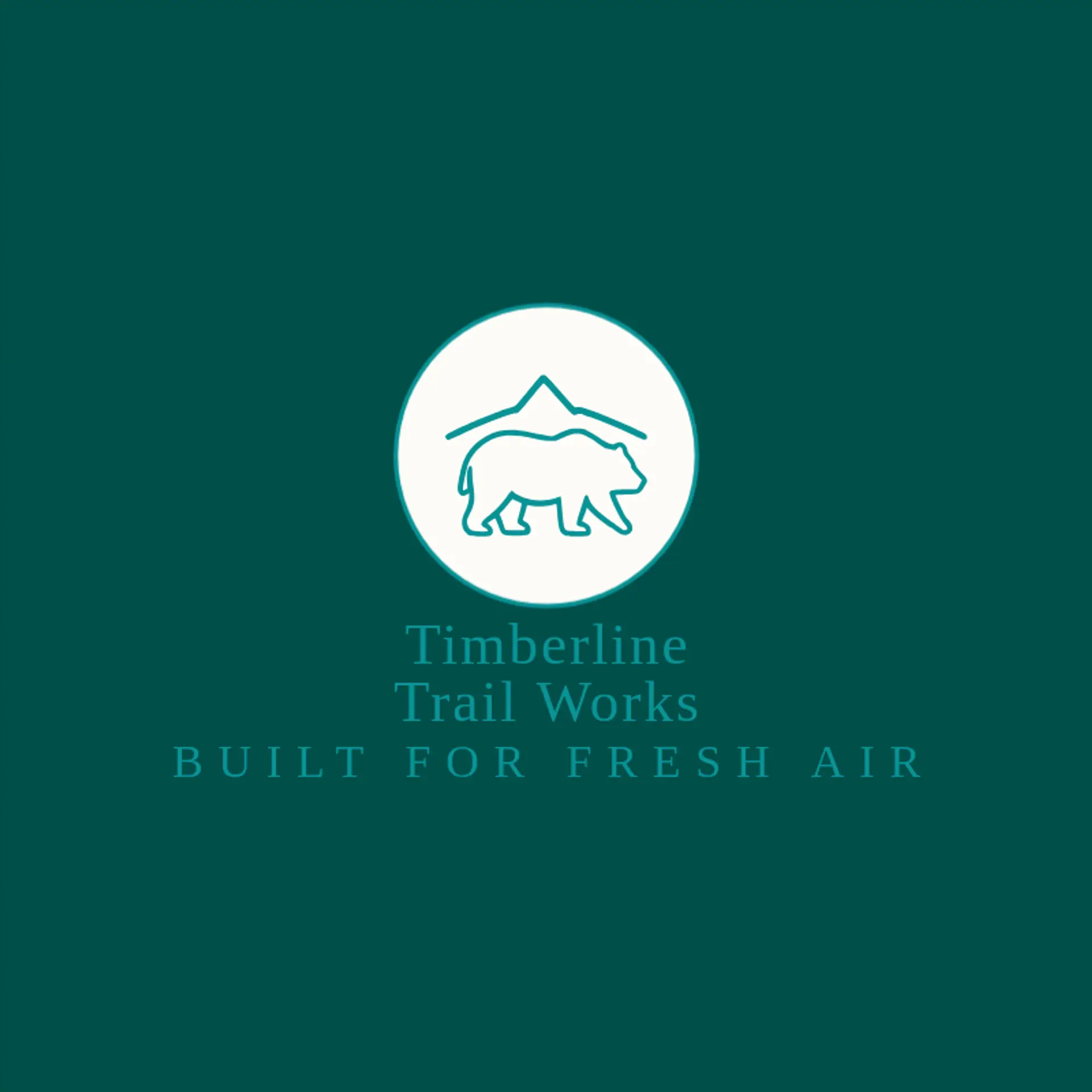 Timberline Trail Works logo for grizzly bear