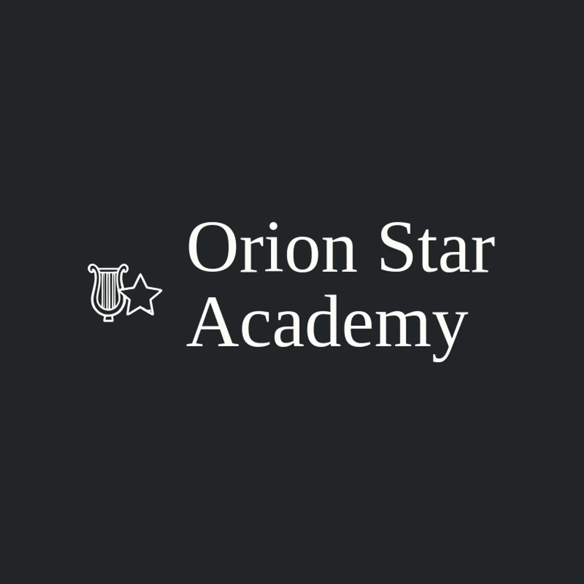 Orion Star Academy logo for greek