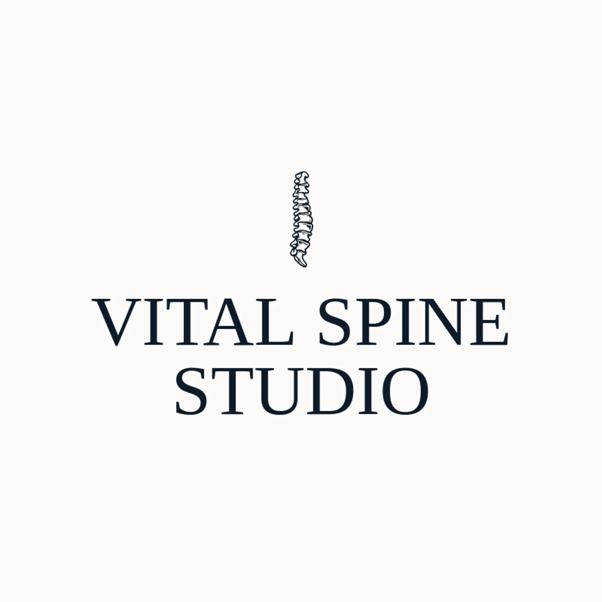 Vital Spine Studio logo for spine