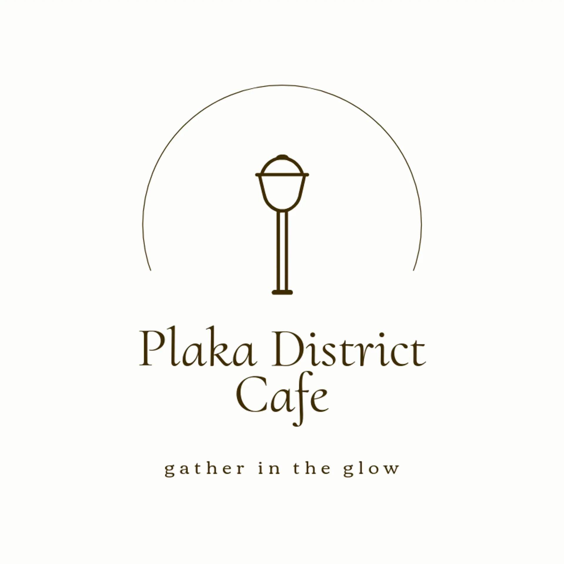 Plaka District Cafe logo for athens