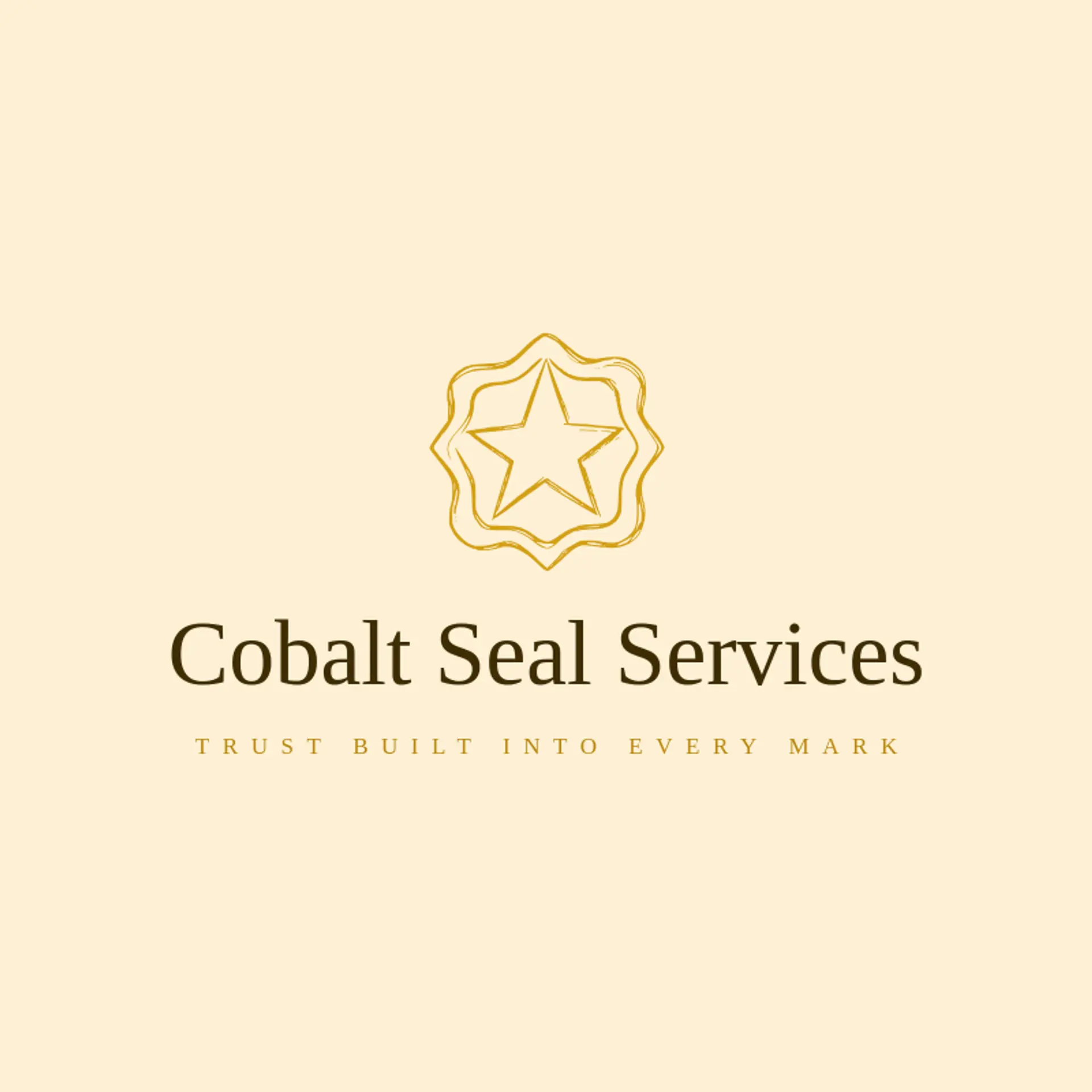Cobalt Seal Services logo for notary public