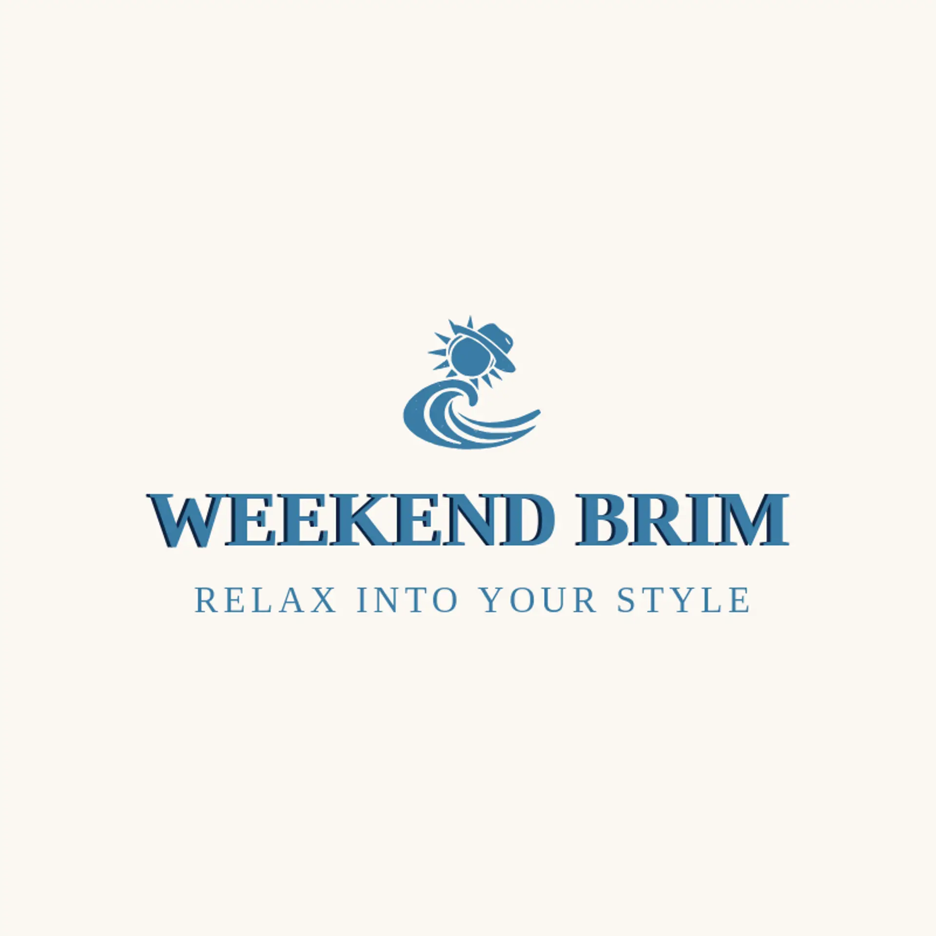 Weekend Brim logo for clothes