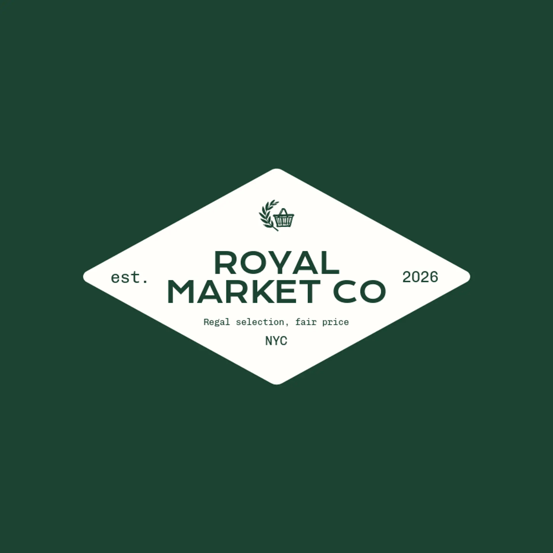 Royal Market Co logo for mart