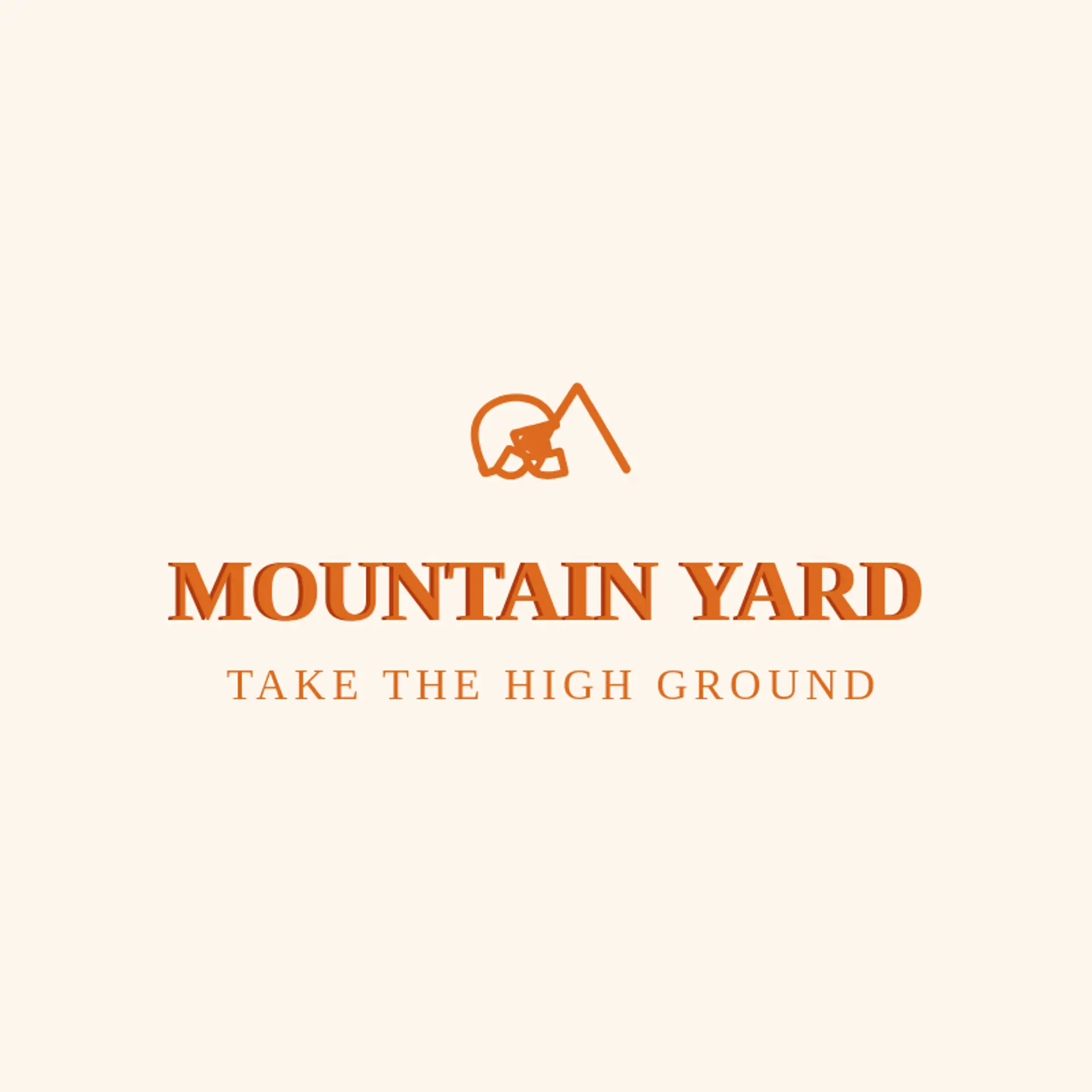 Mountain Yard logo for american football