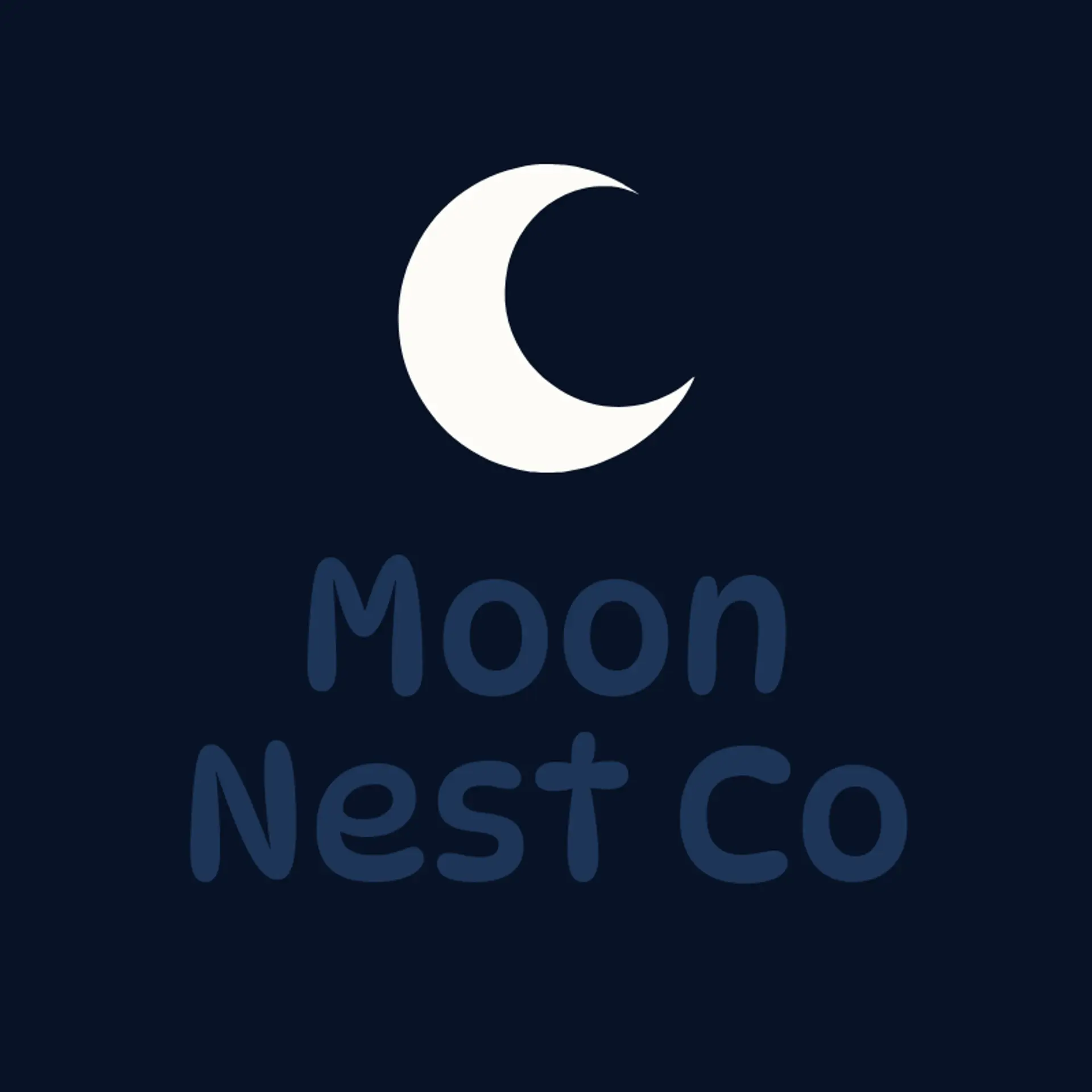 Moon Nest Co logo for moon
