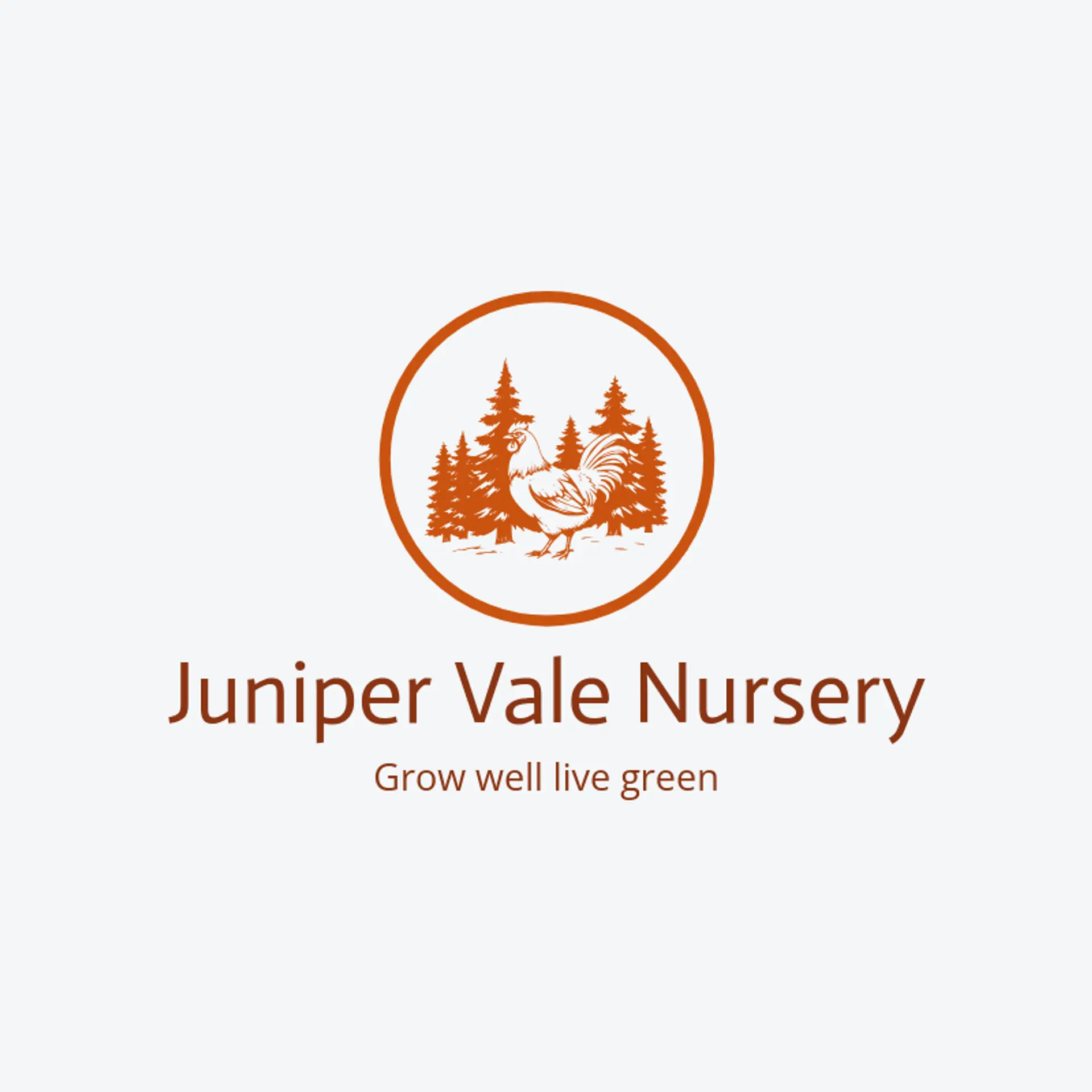 Juniper Vale Nursery logo for evergreen