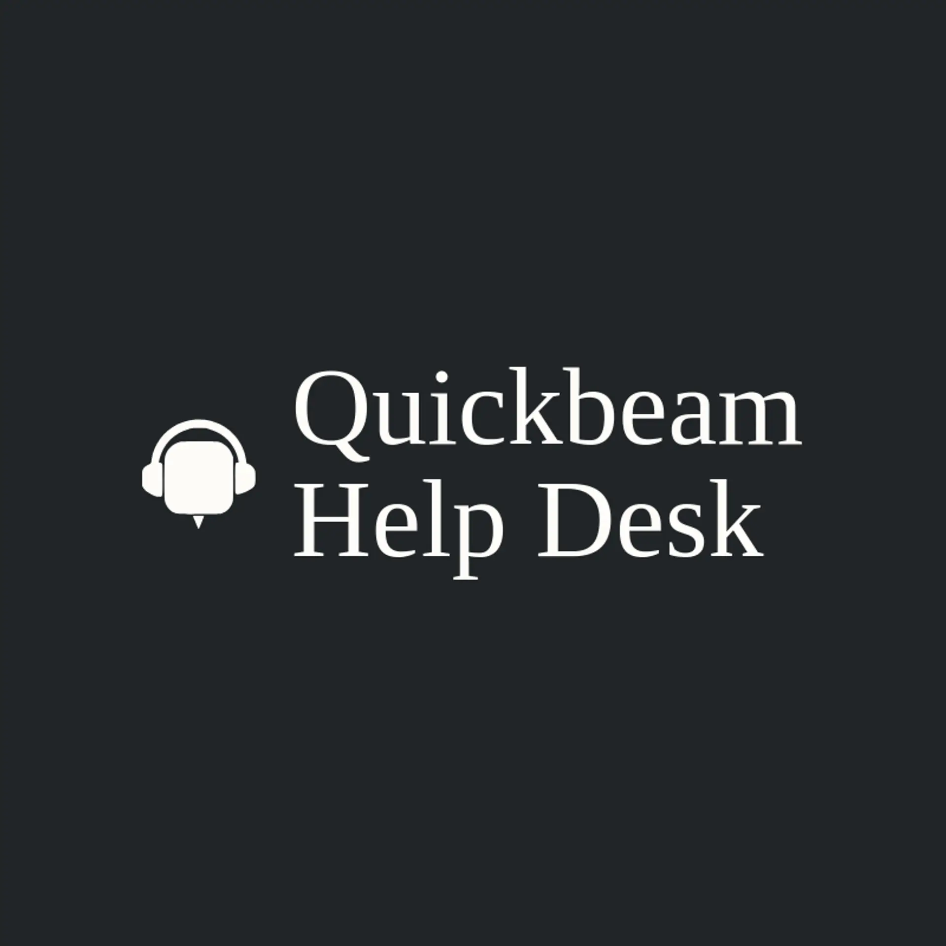 Quickbeam Help Desk logo for chatbot