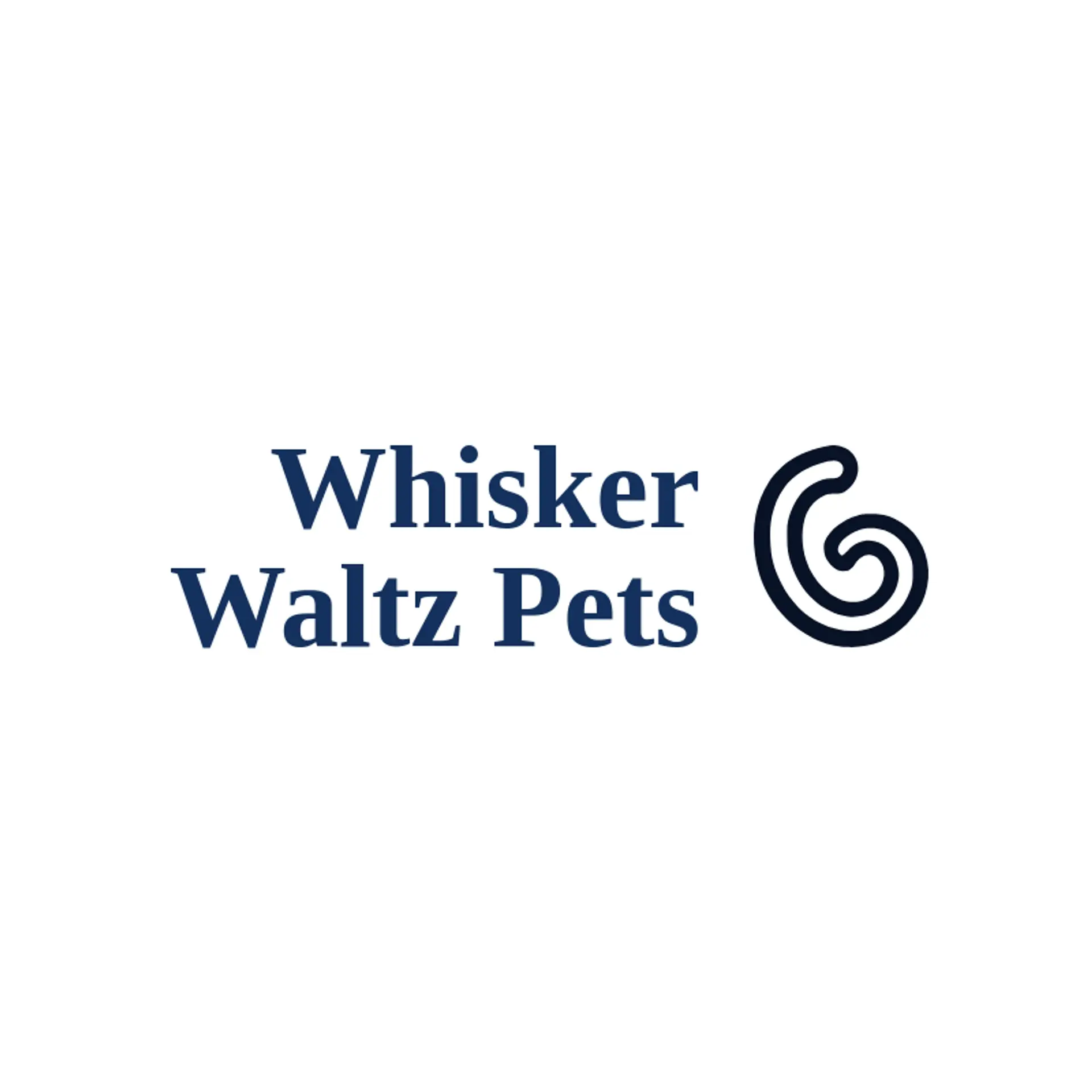Whisker Waltz Pets logo for swirl