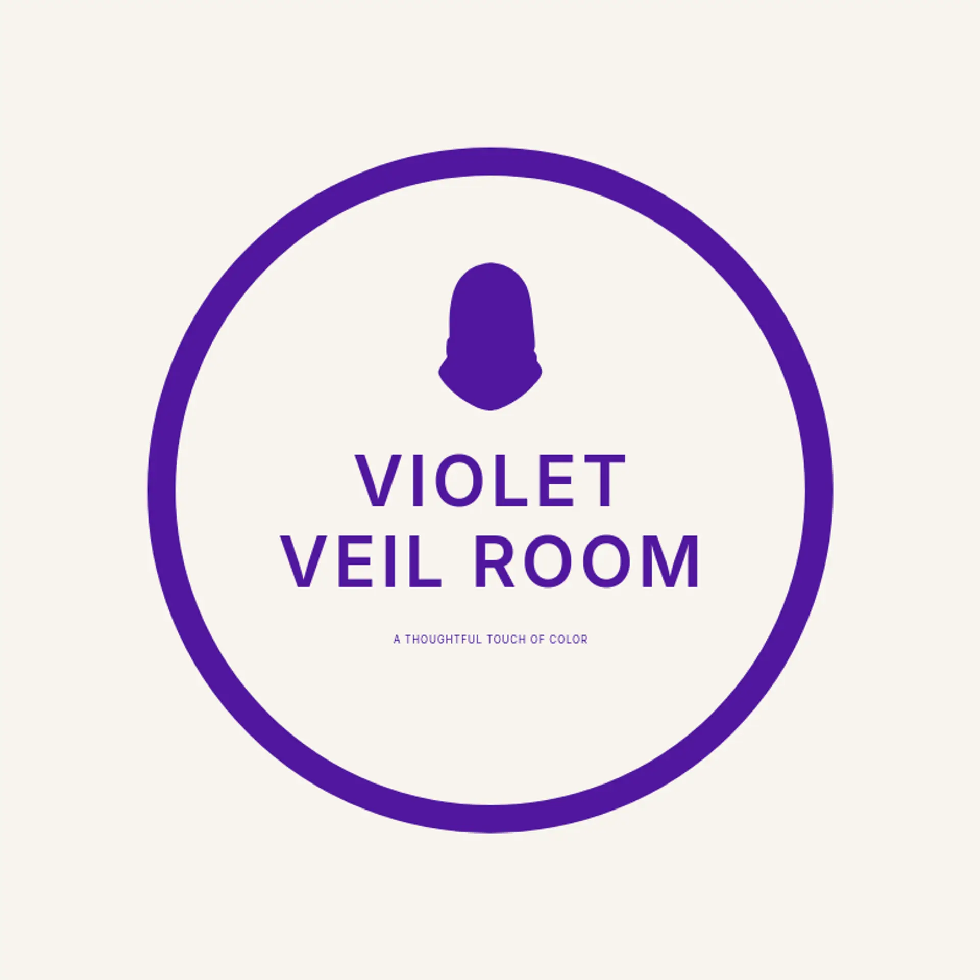 Violet Veil Room logo for hijab