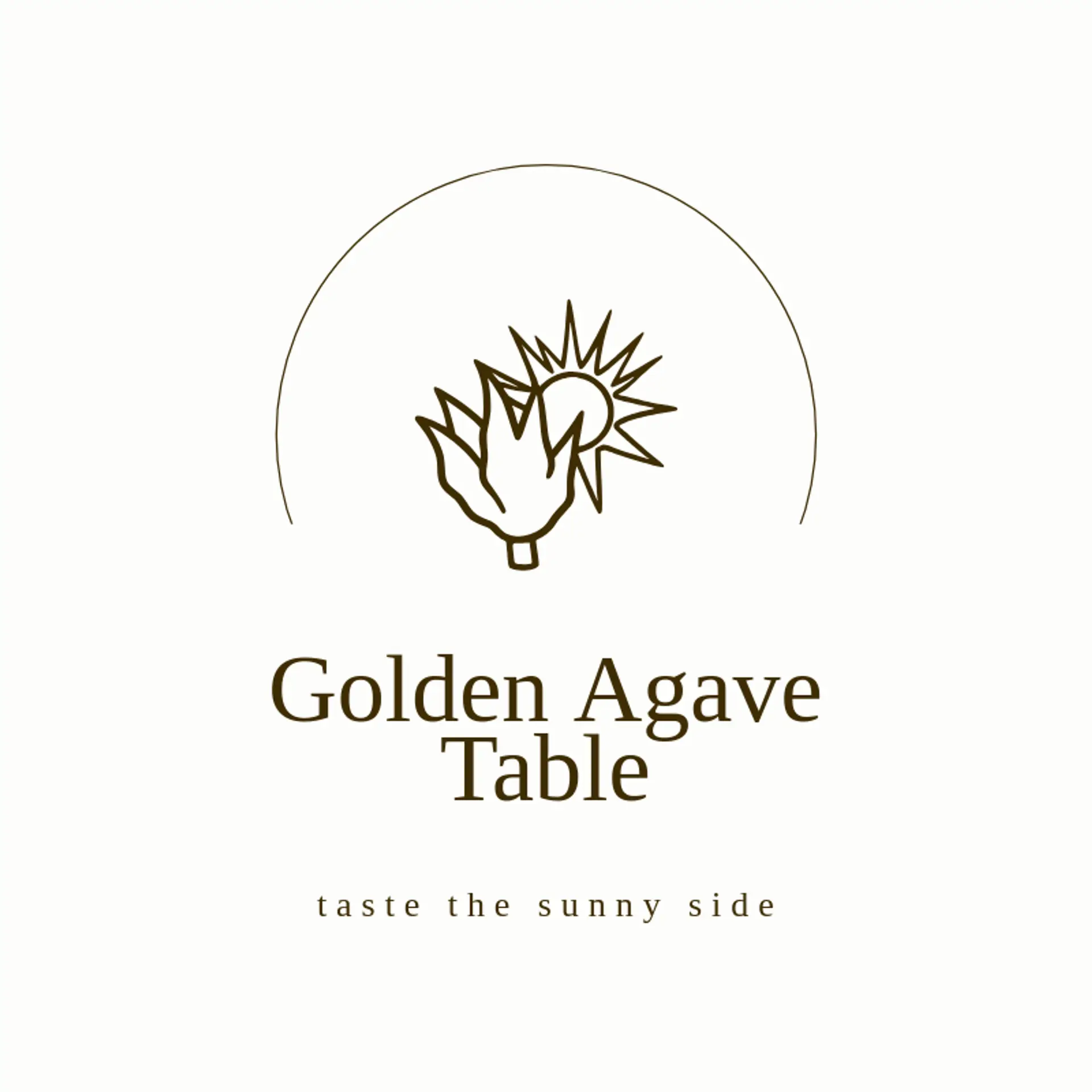 Golden Agave Table logo for mexican restaurant