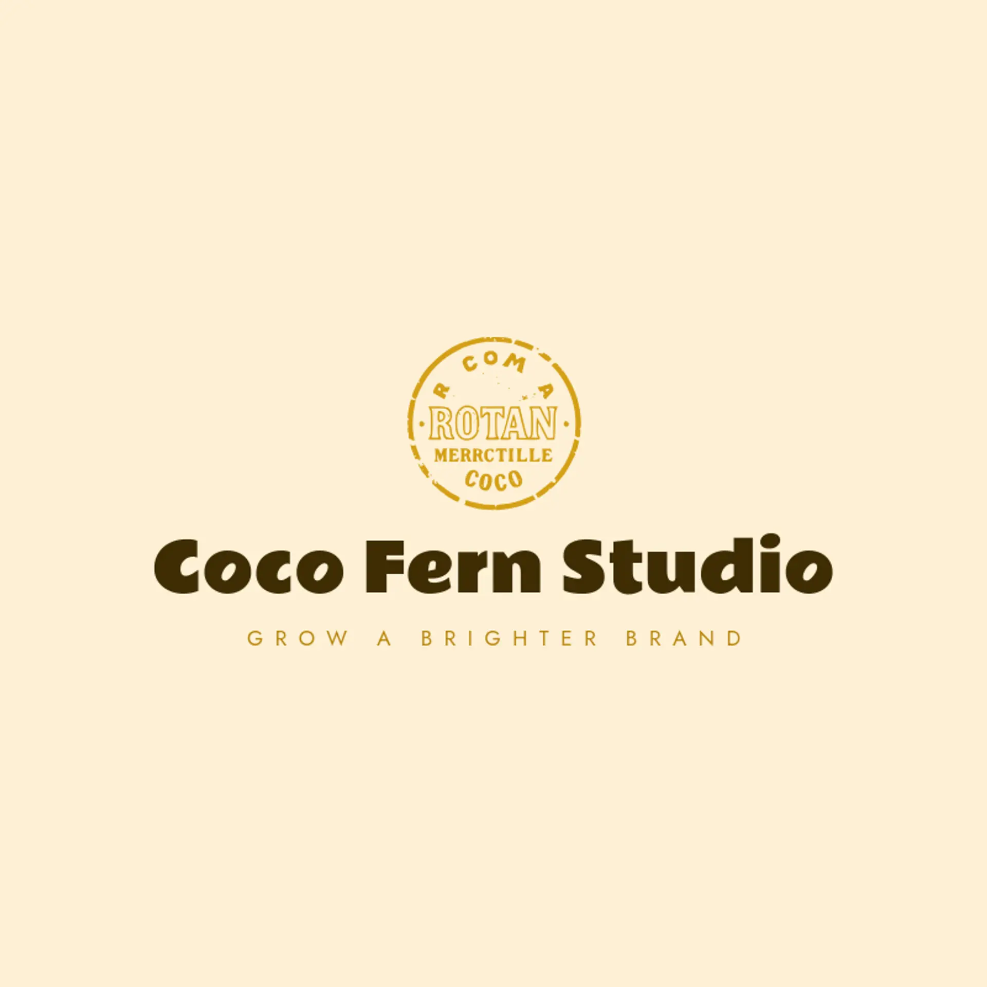 Coco Fern Studio logo for coco