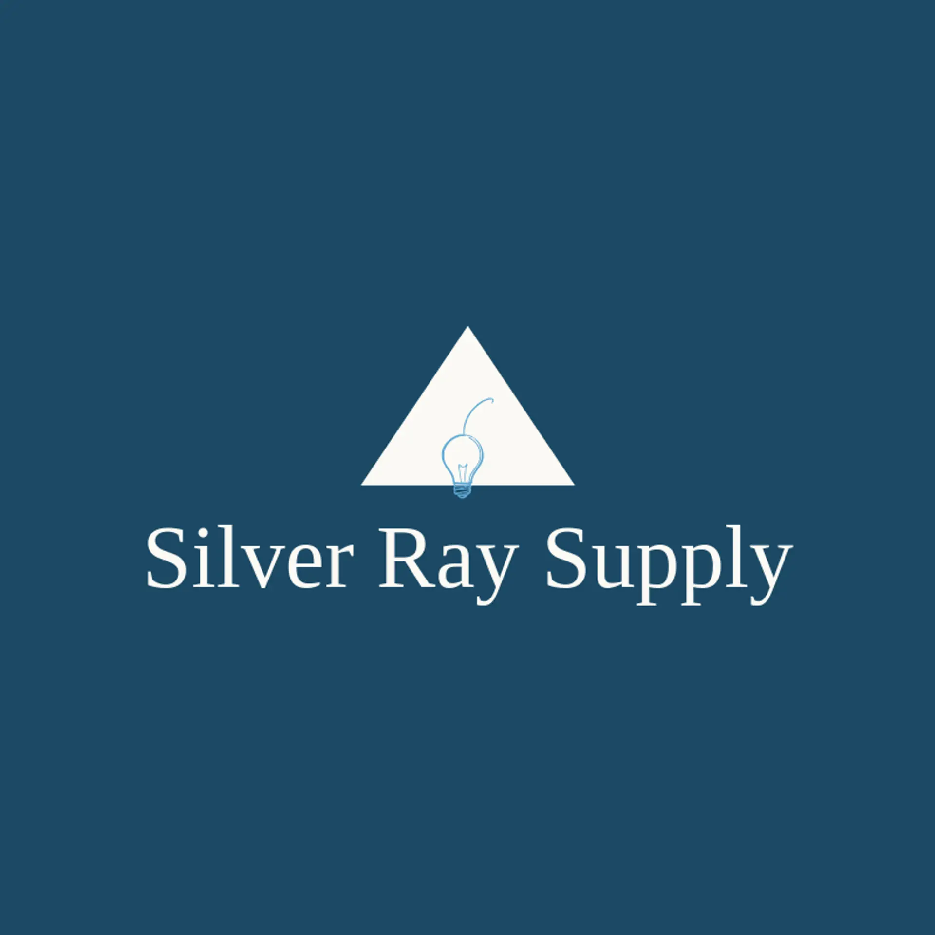 Silver Ray Supply logo for lightbulb