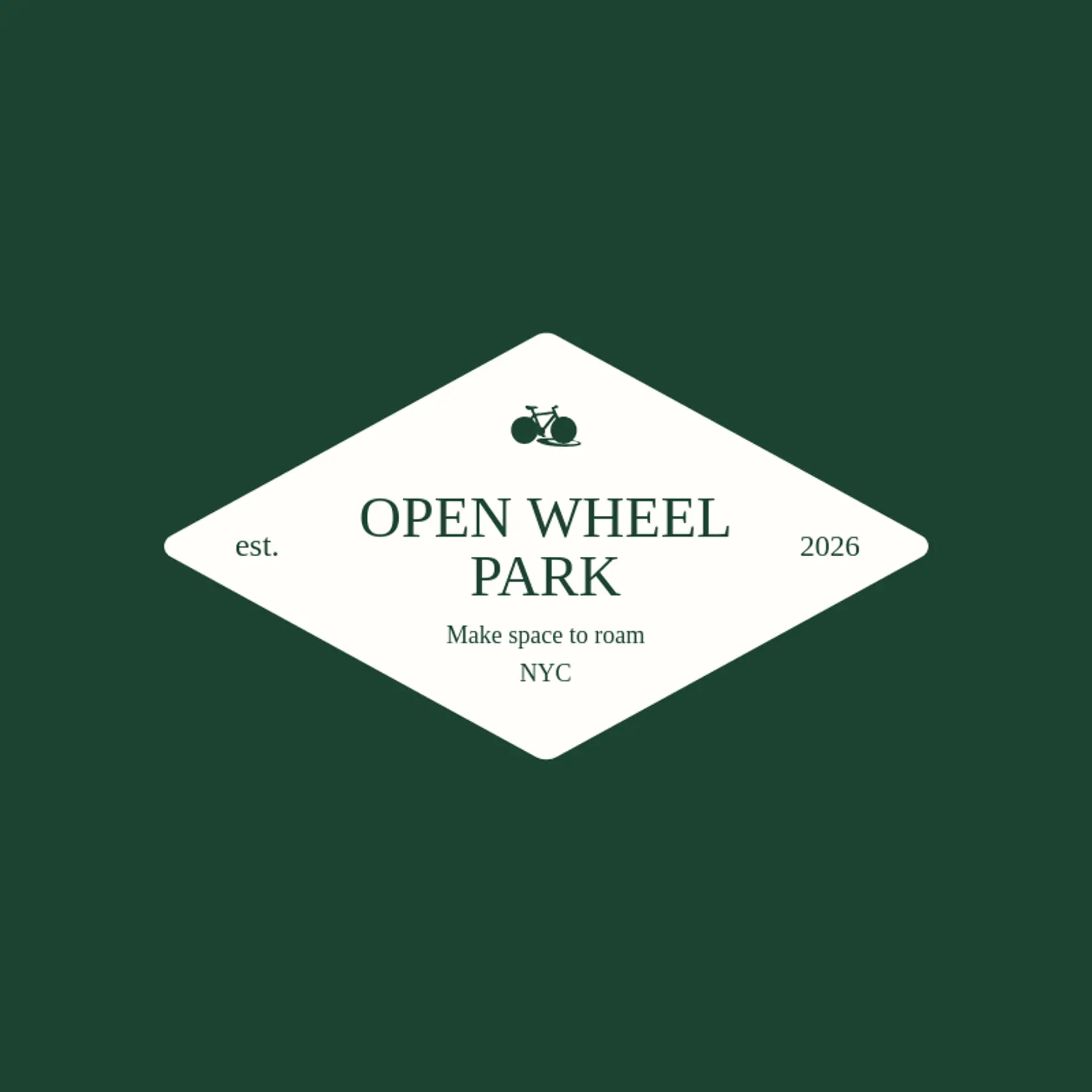 Open Wheel Park logo for park