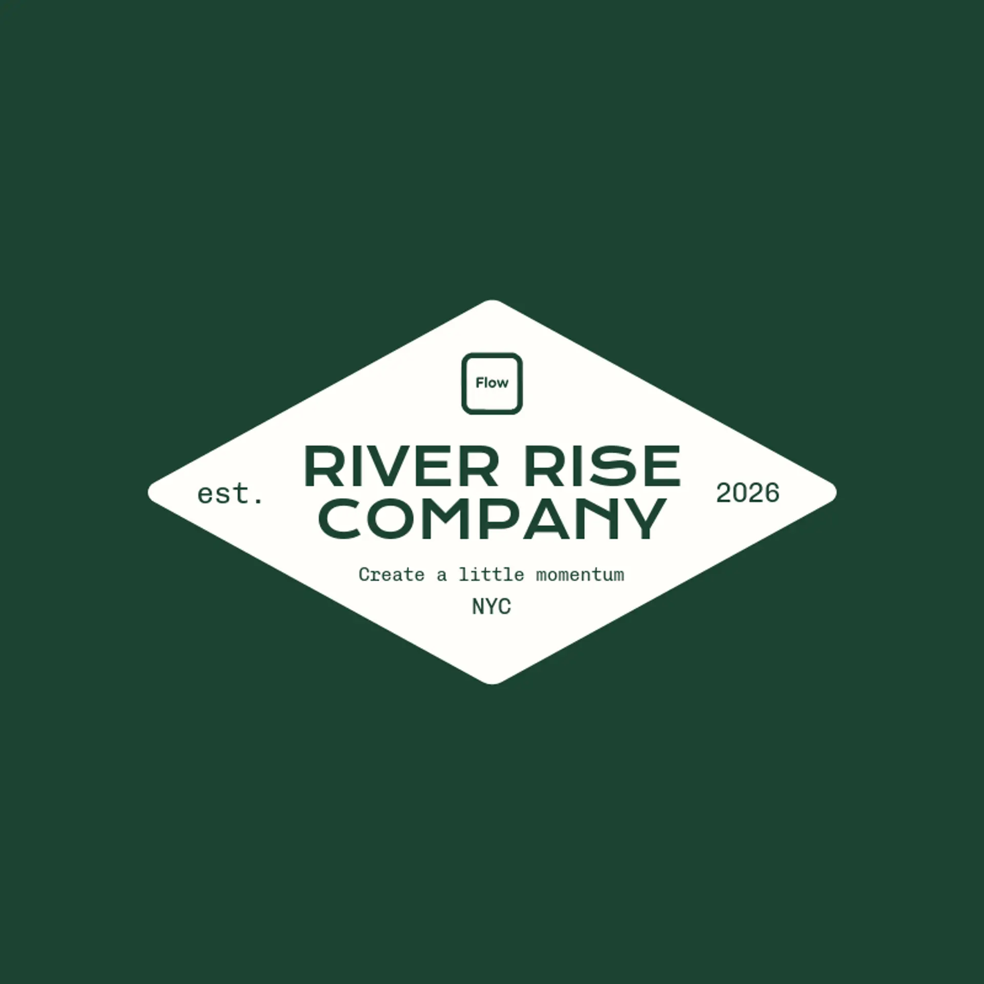 River Rise Company logo for flow