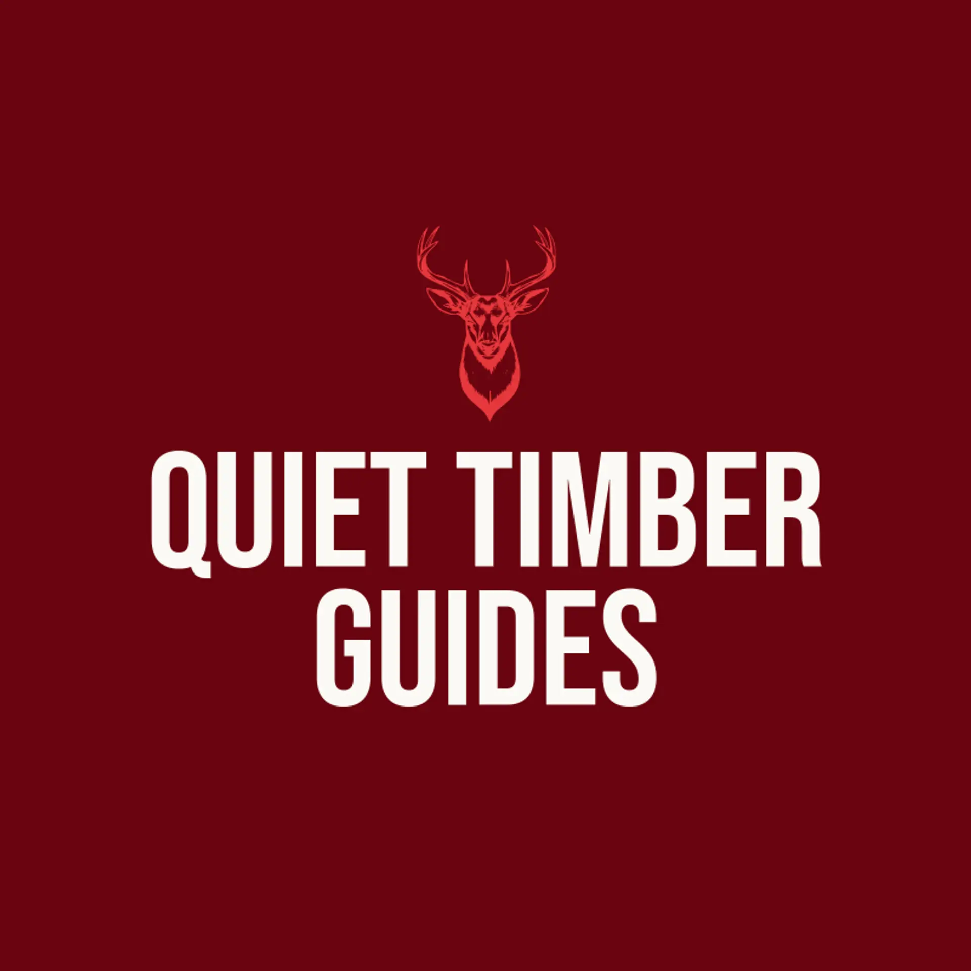 Quiet Timber Guides logo for buck