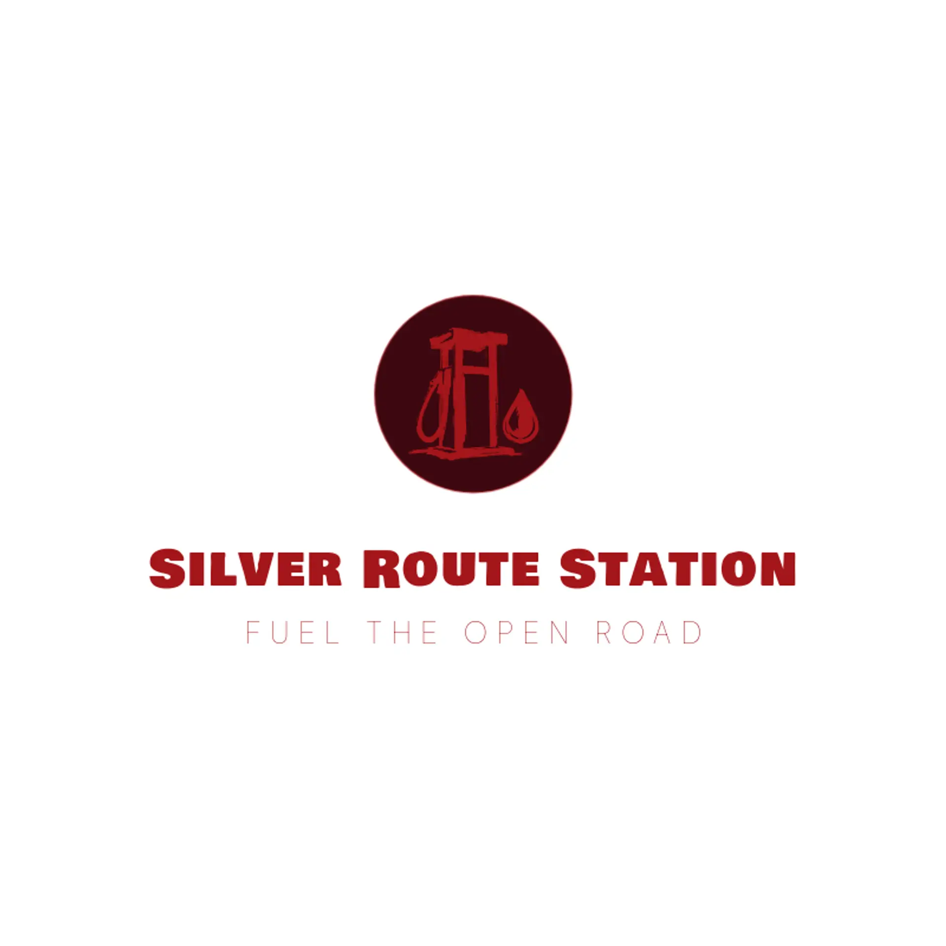 Silver Route Station logo for gas station