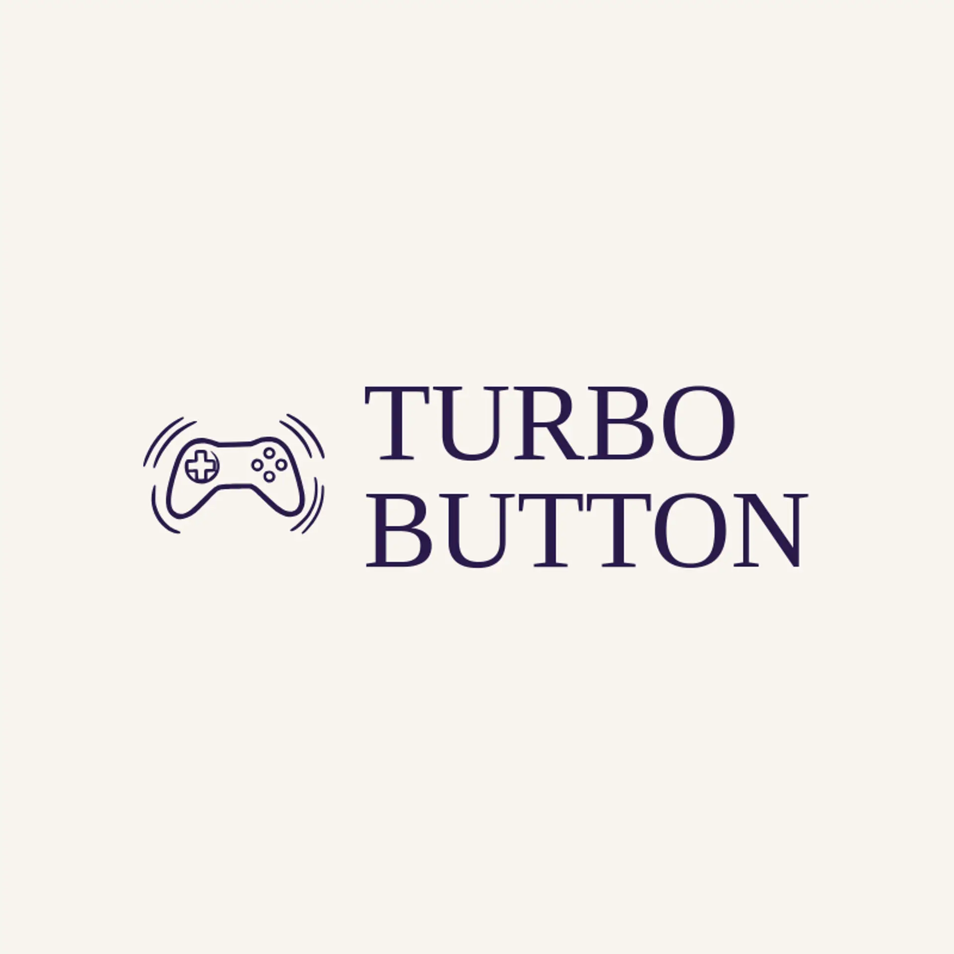 Turbo Button logo for game controller