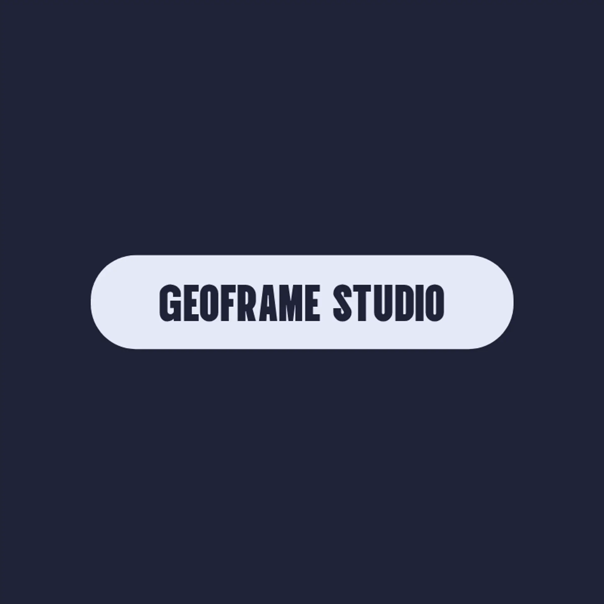 GeoFrame Studio logo for geometric photography