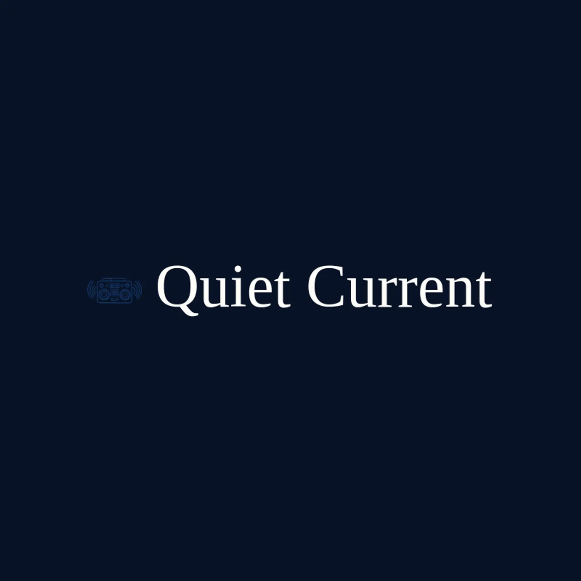 Quiet Current logo for stereo