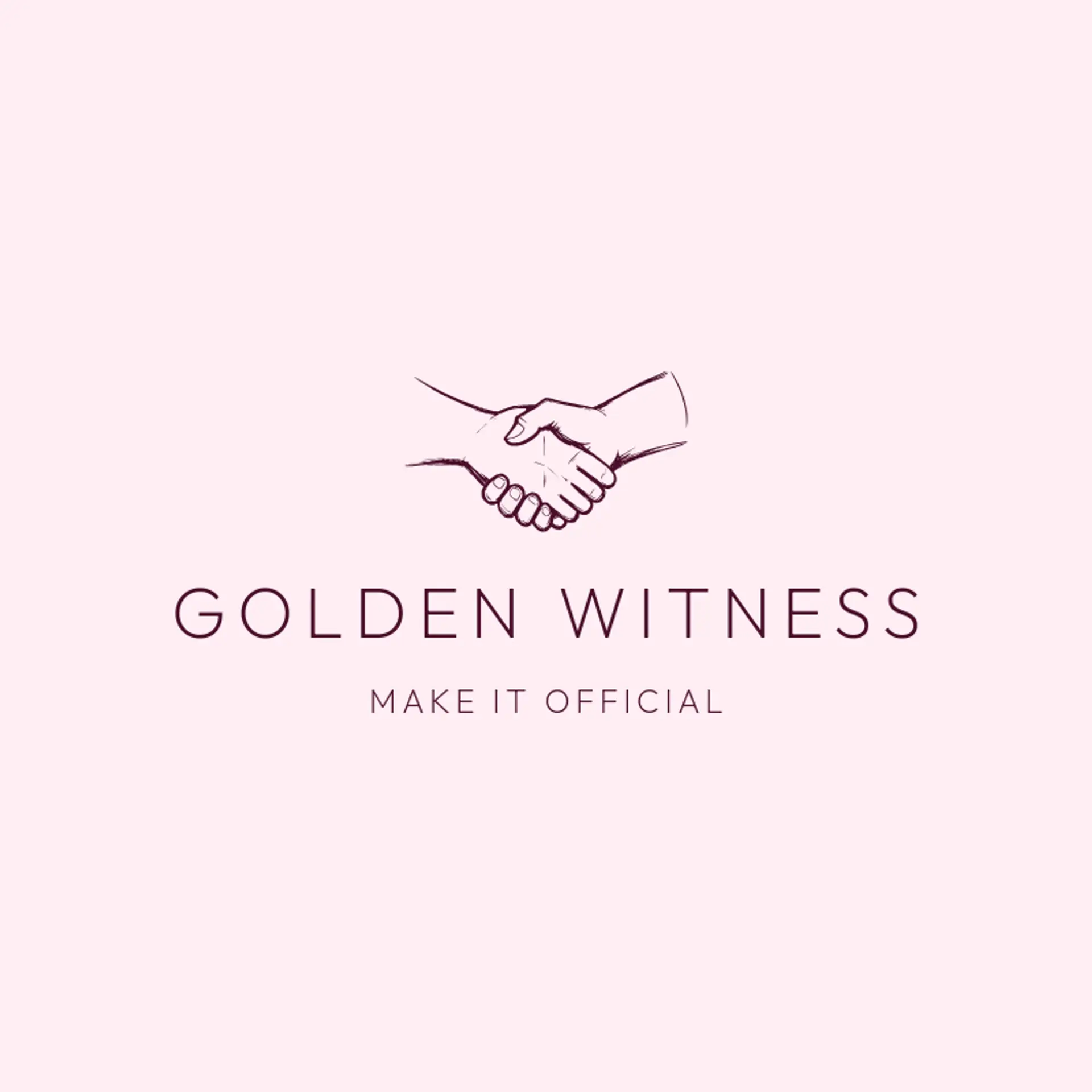 Golden Witness logo for notary