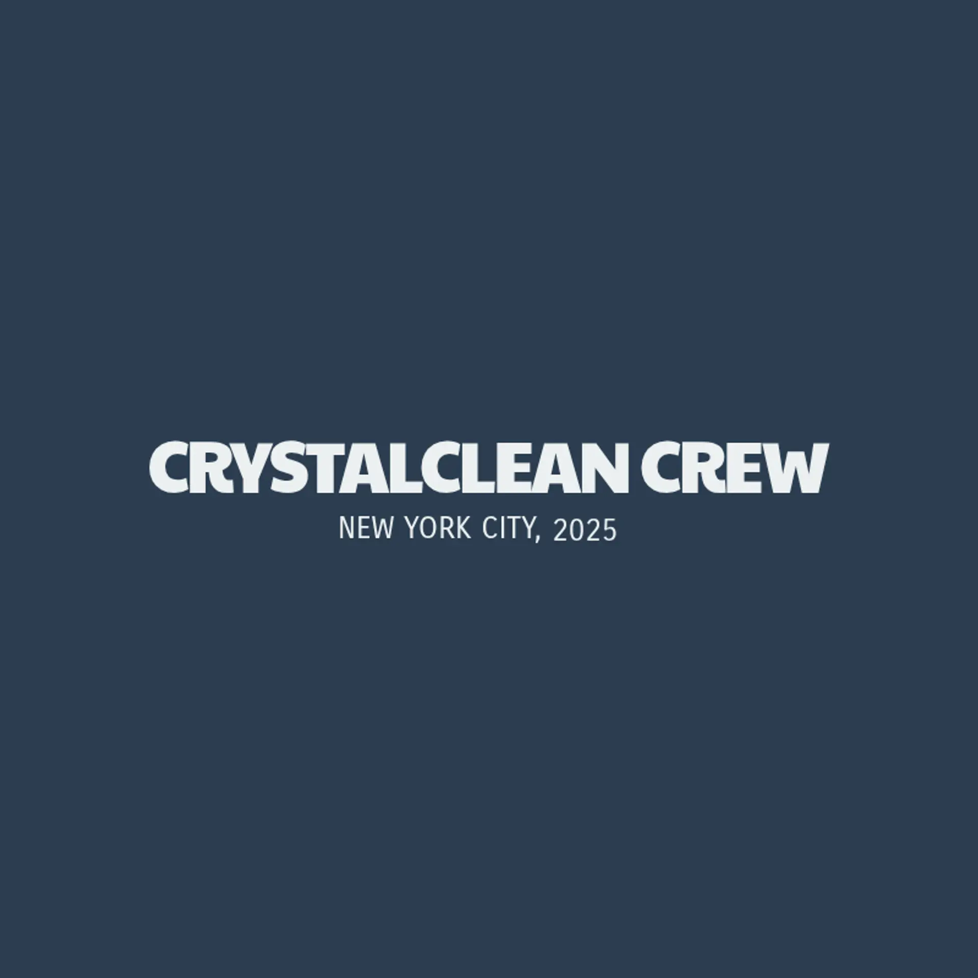 CrystalClean Crew logo for cleaning