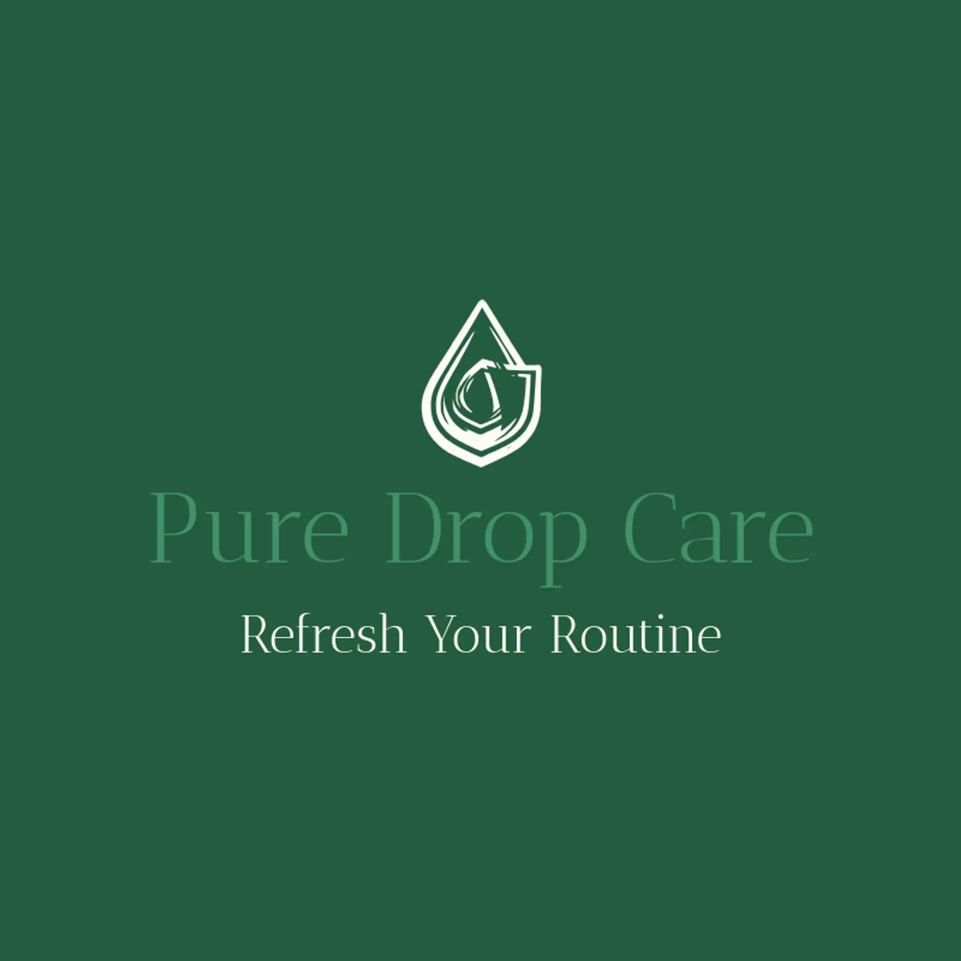 Pure Drop Care logo for health