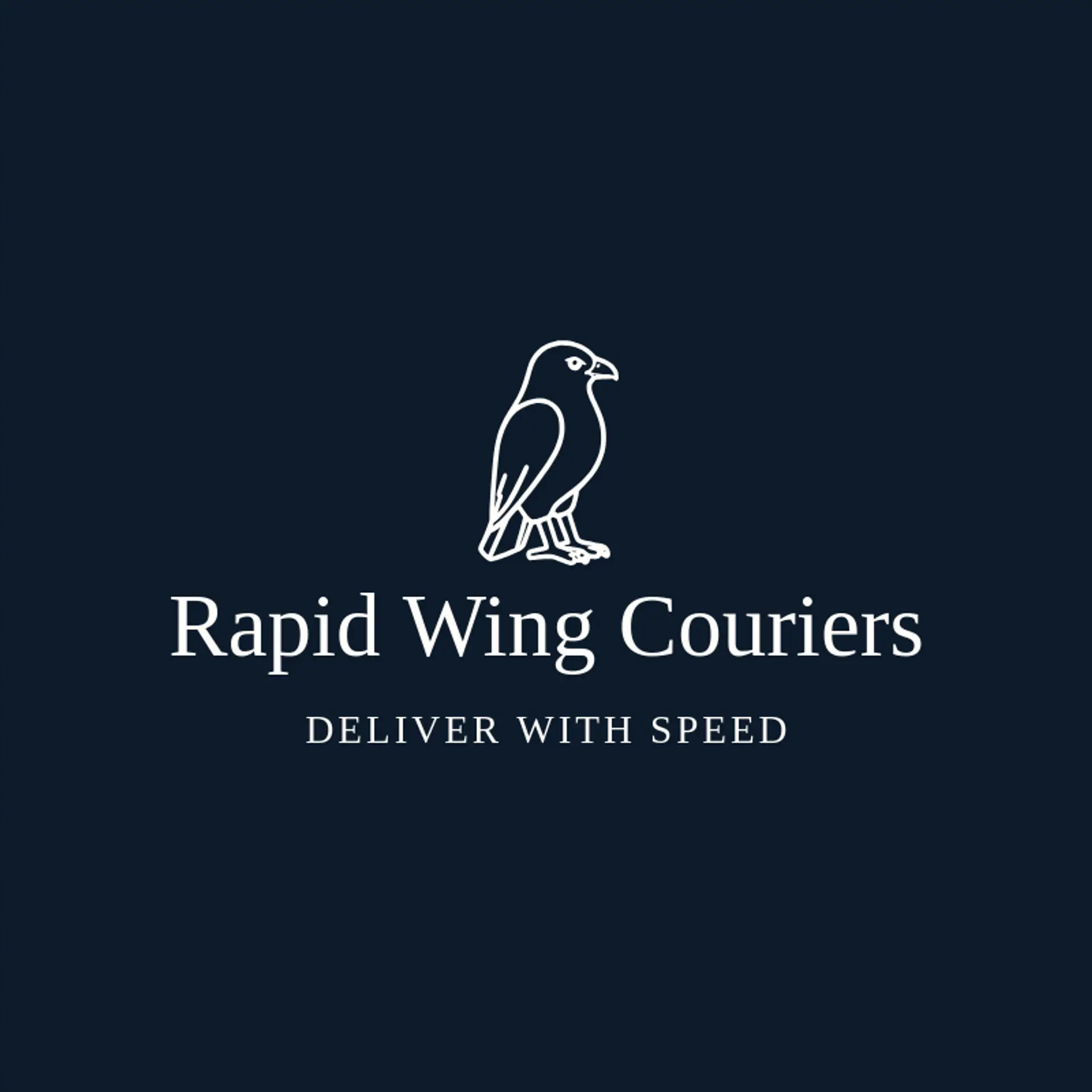 Rapid Wing Couriers logo for falcon