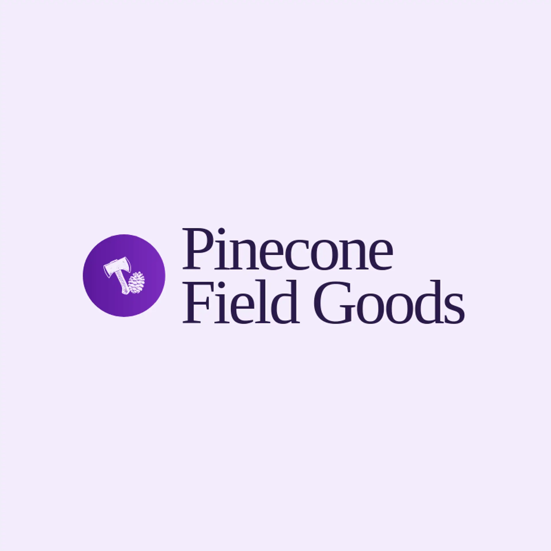 Pinecone Field Goods logo for tomahawk