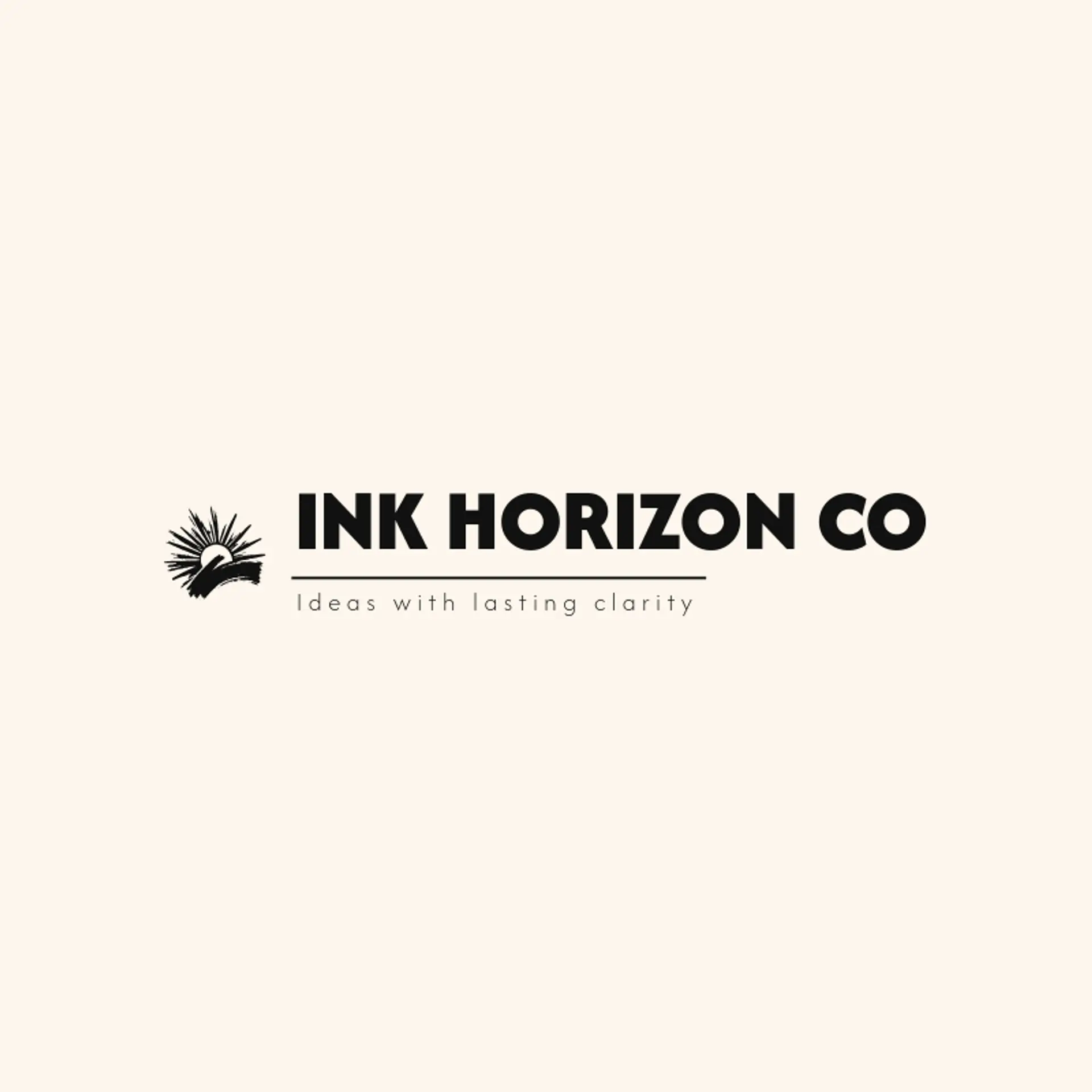 Ink Horizon Co logo for japan