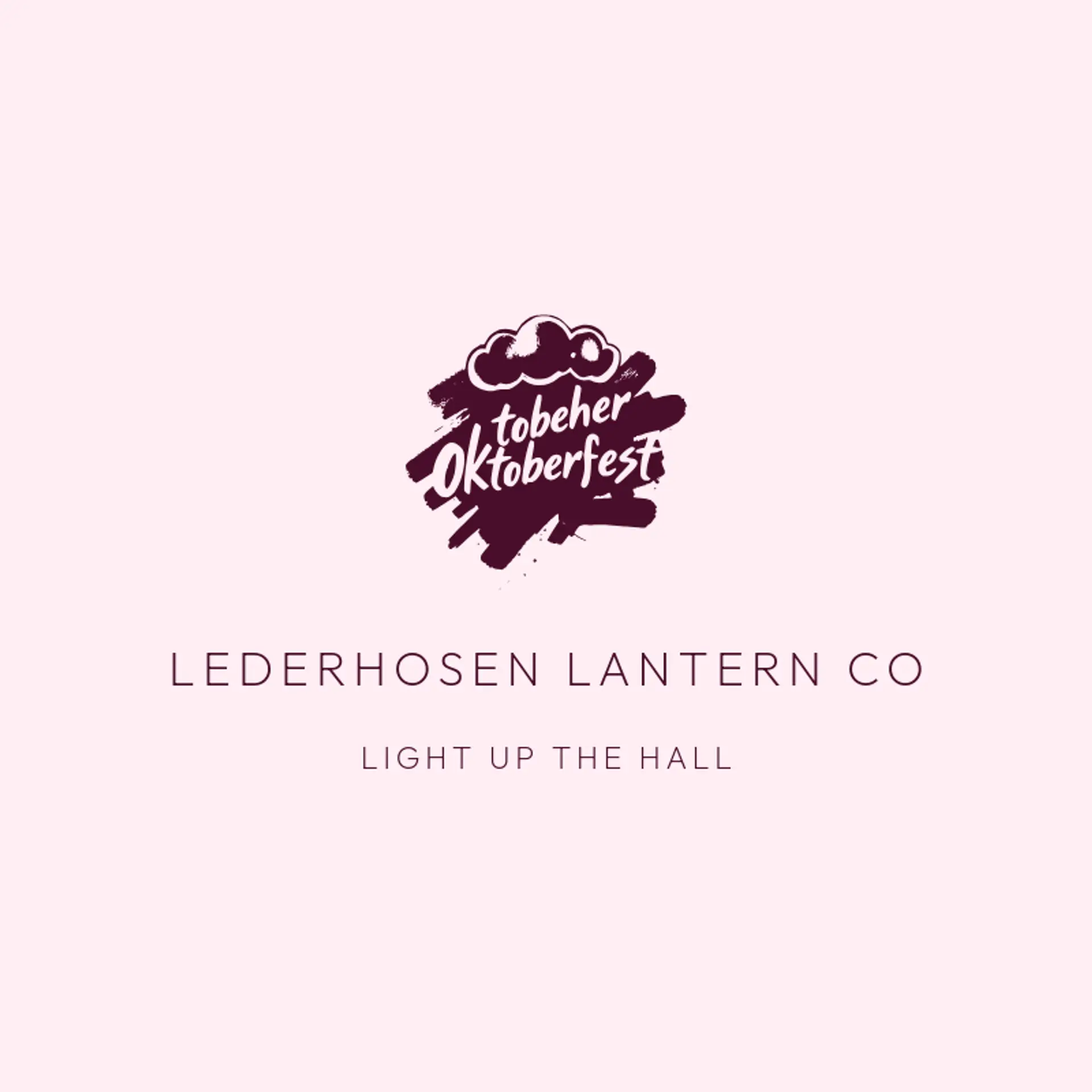 Lederhosen Lantern Co logo for oktoberfest