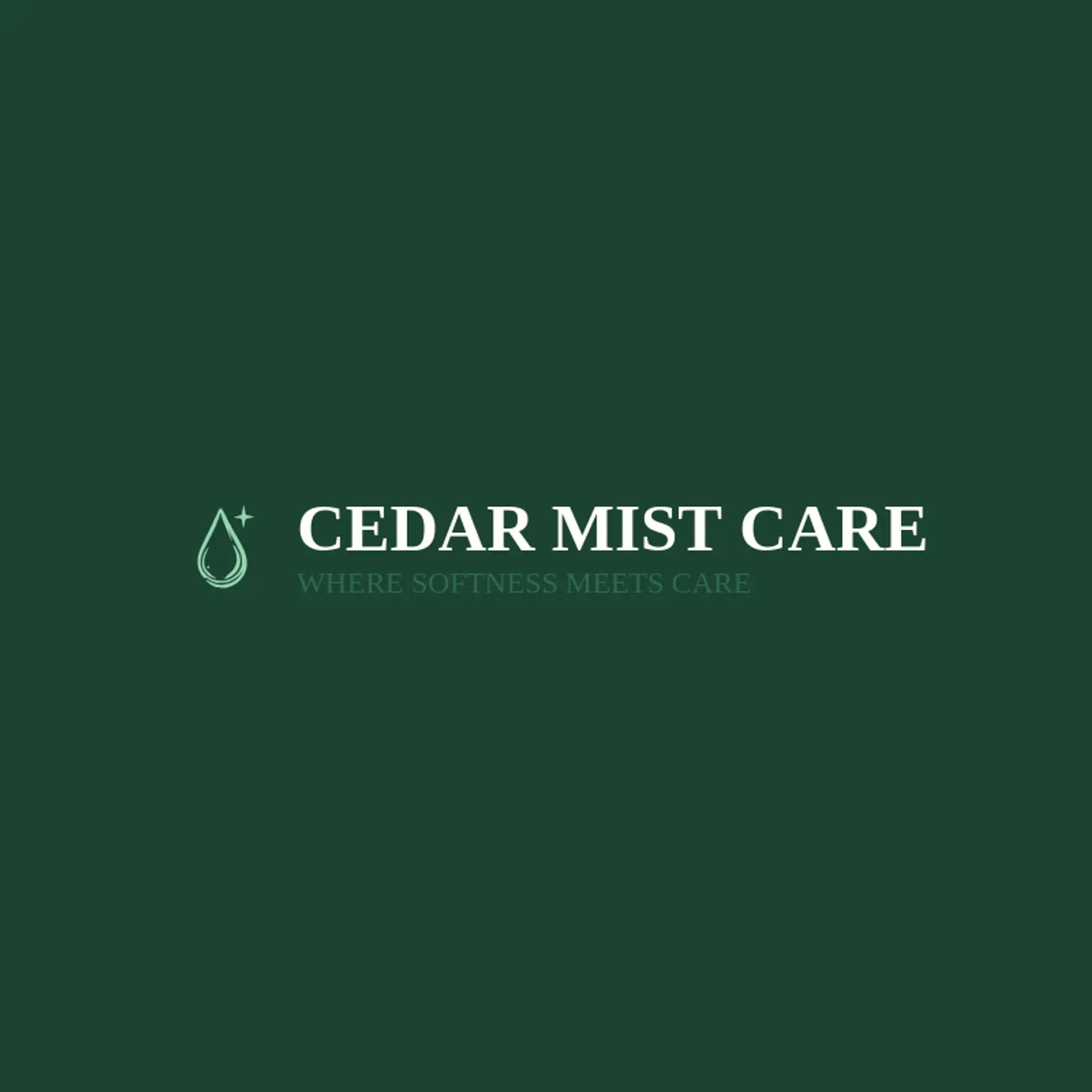 Cedar Mist Care logo for skincare