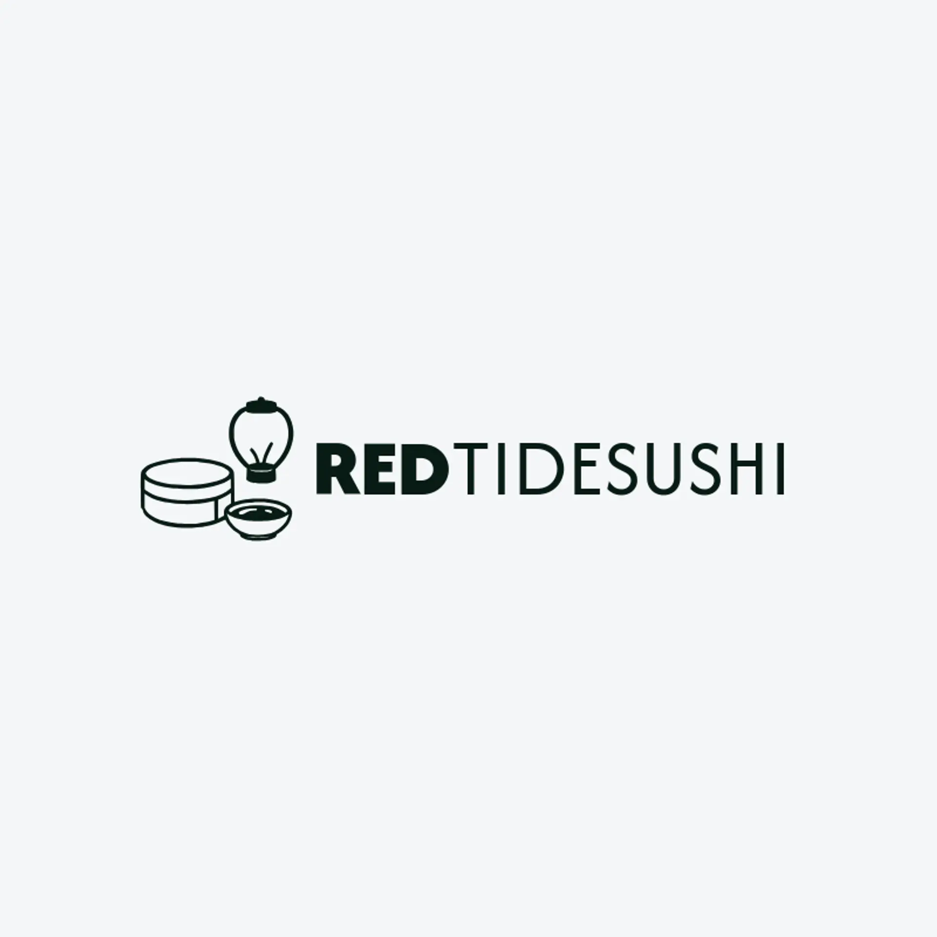 Red Tide Sushi logo for sushi