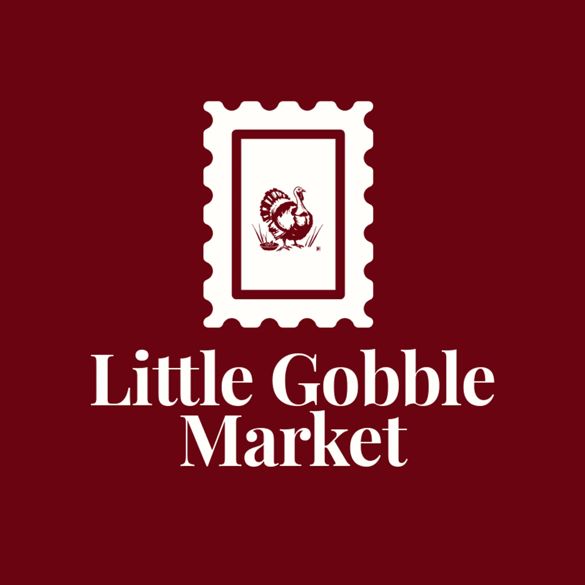 Little Gobble Market logo for turkey