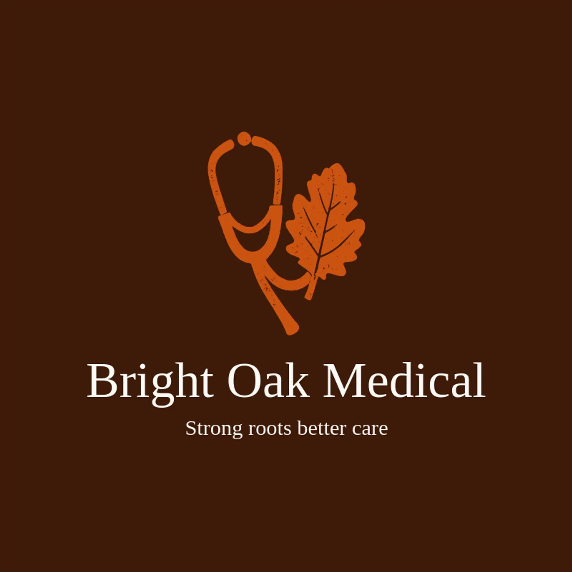 Bright Oak Medical logo for stethoscope