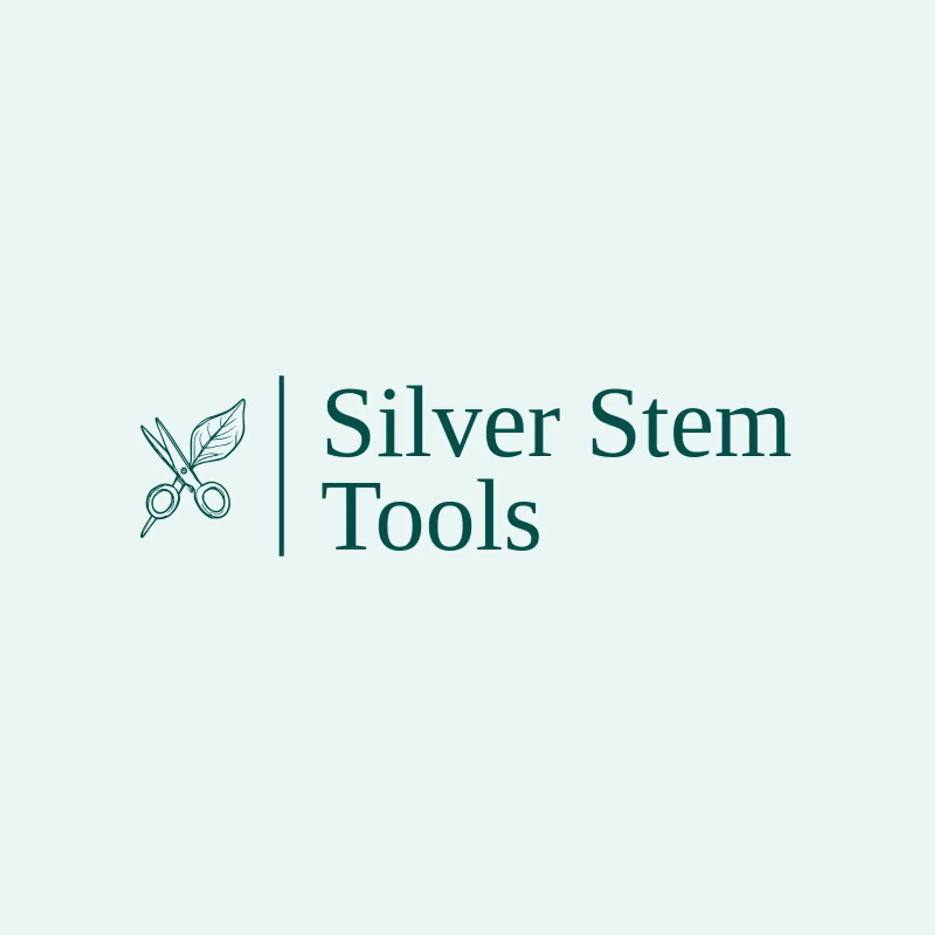 Silver Stem Tools logo for scissors