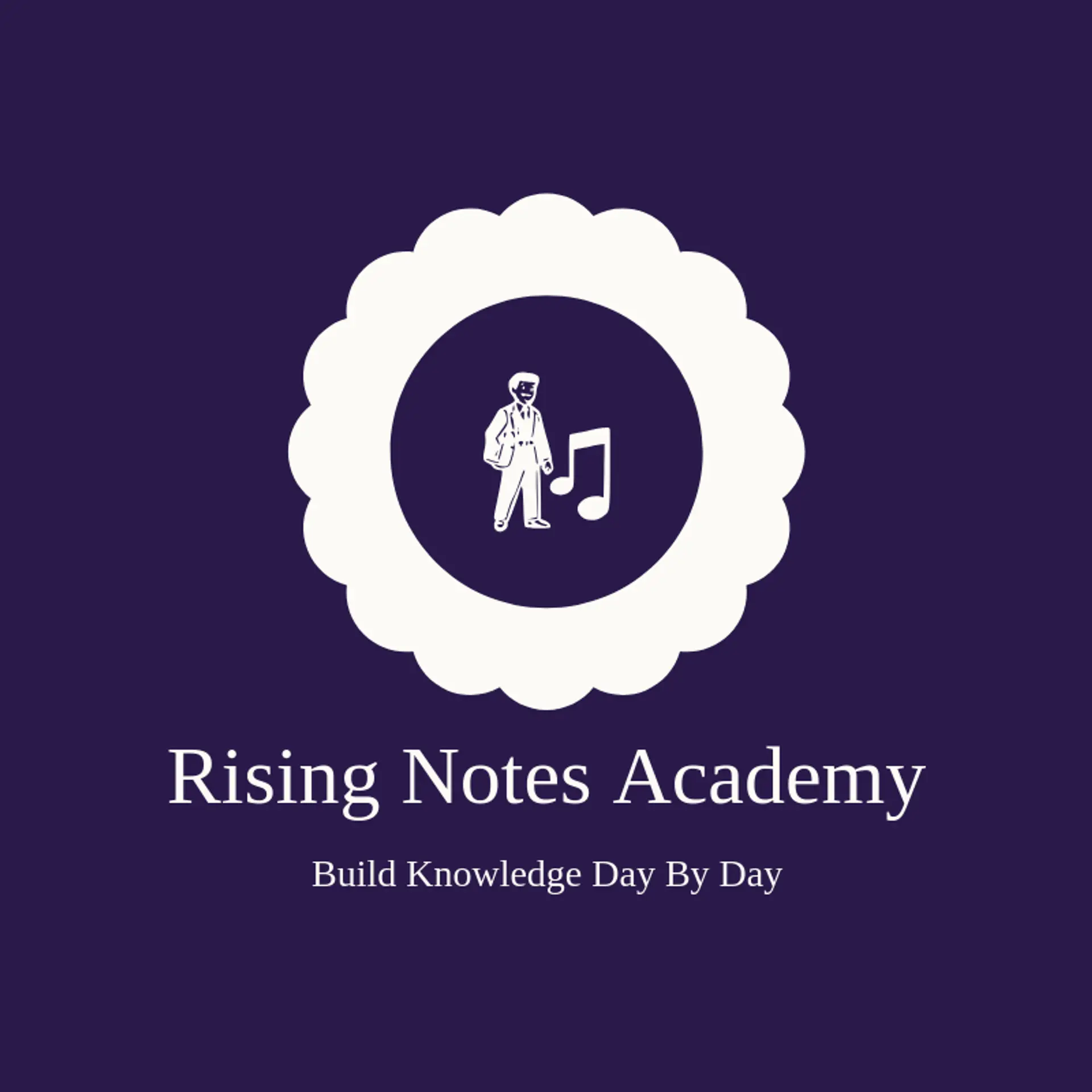 Rising Notes Academy logo for student