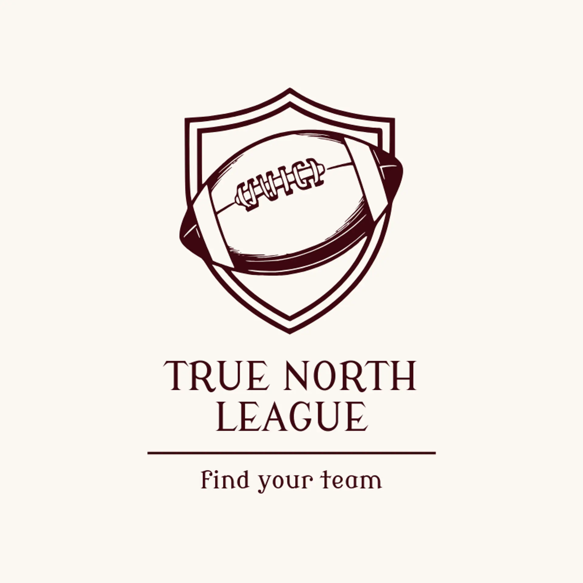 True North League logo for league